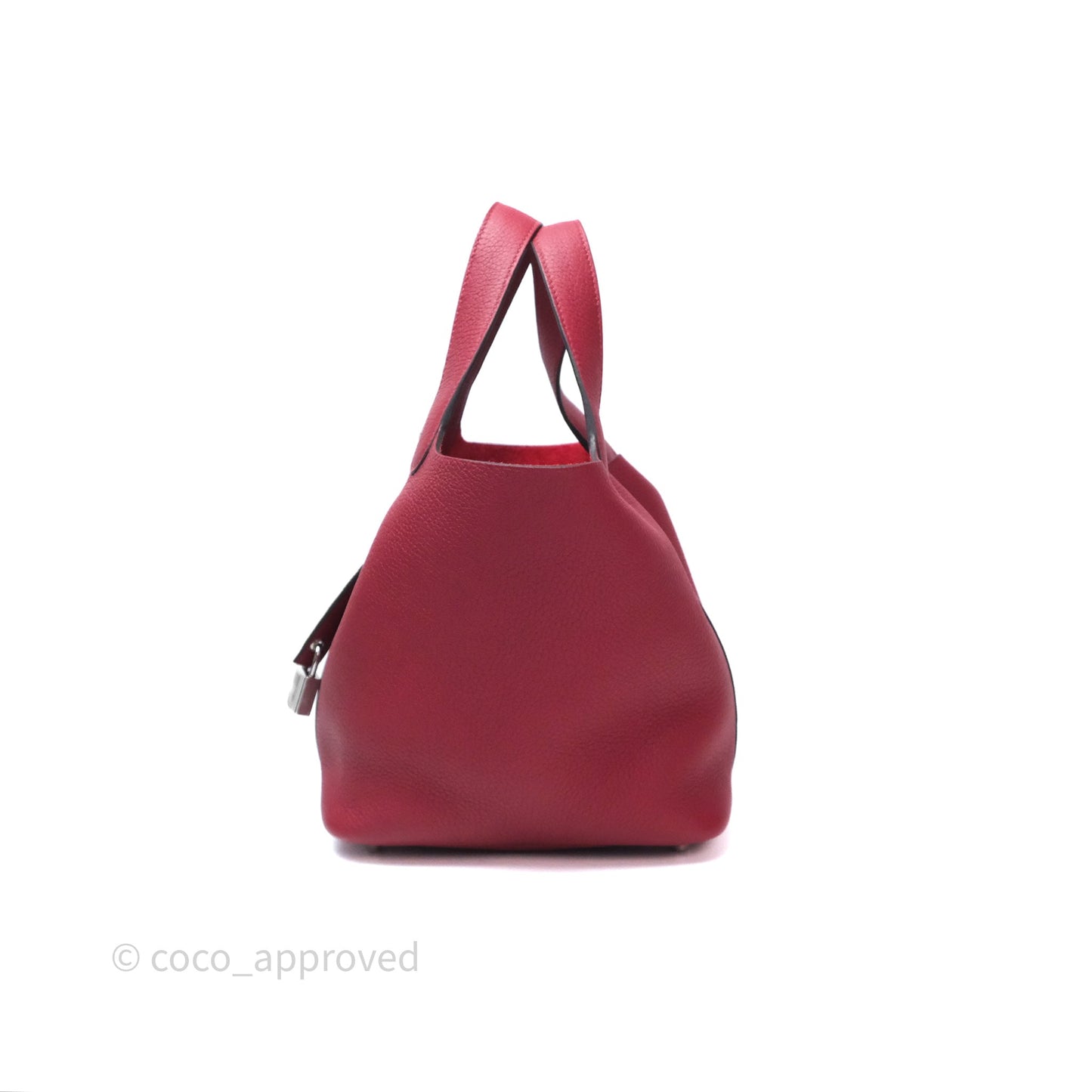 Hermès Picotin Lock 18 Rouge Grenat K1 Clemence Palladium Hardware