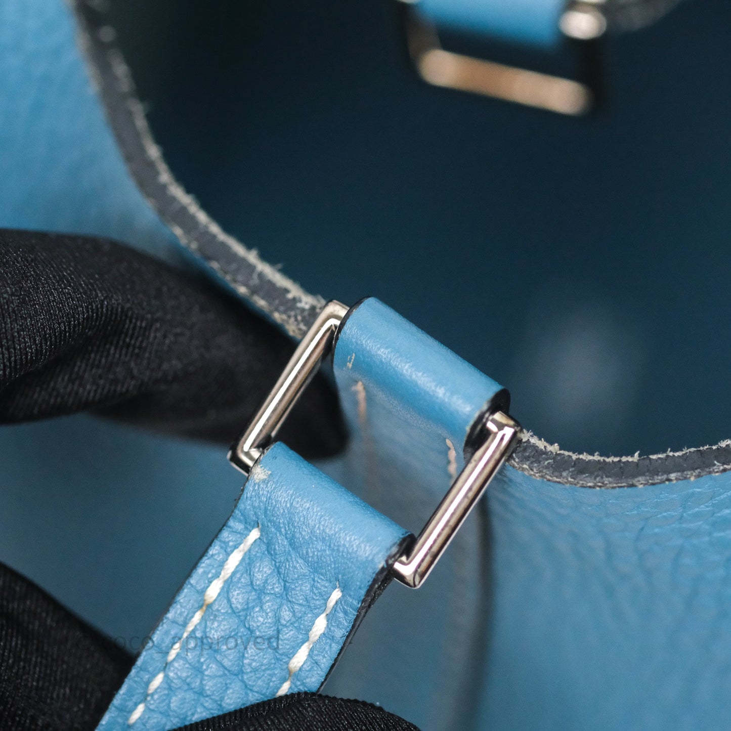 Hermès Picotin 18 Blue Jean 75 Clemence Palladium Hardware