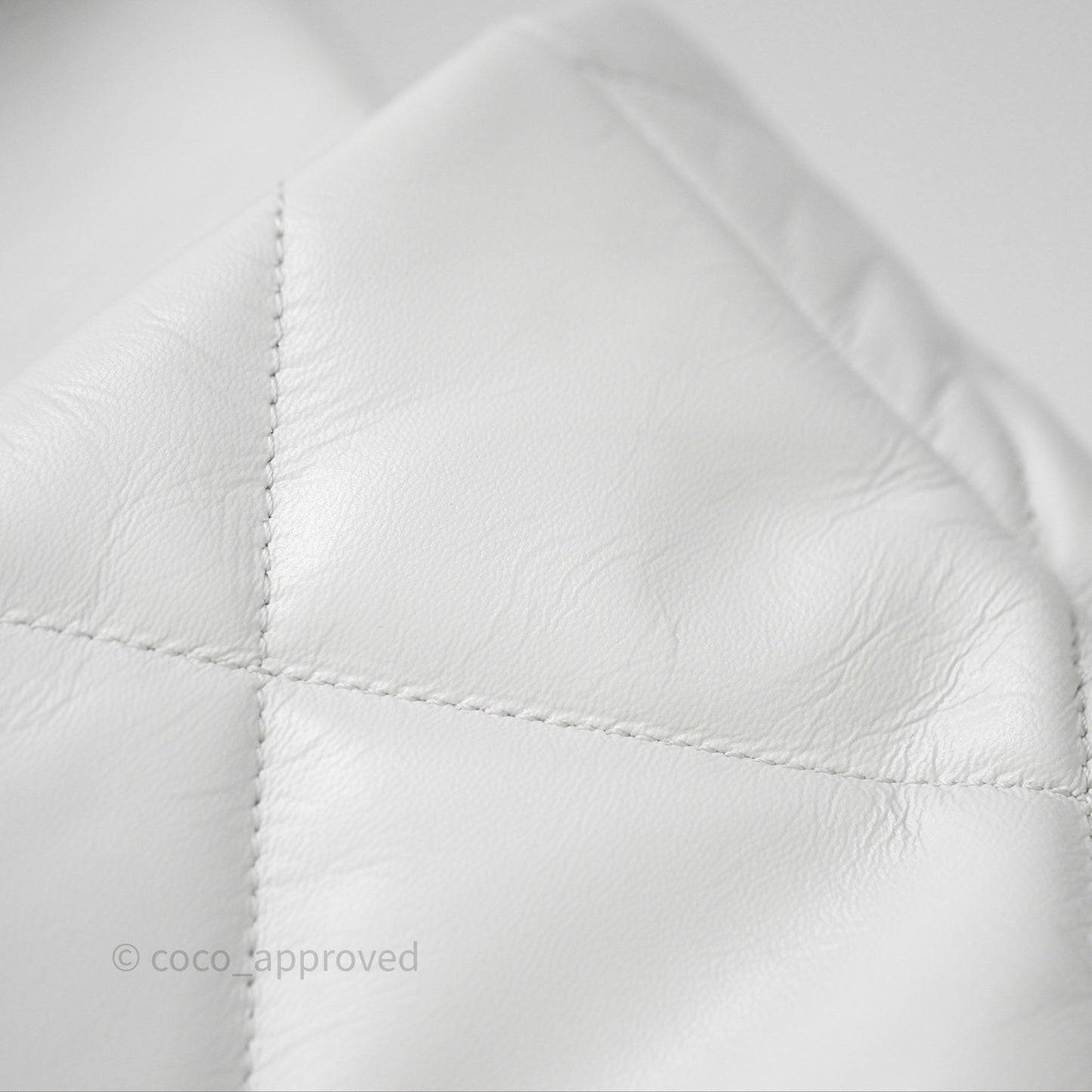 Chanel 19 Small White Mixed Hardware