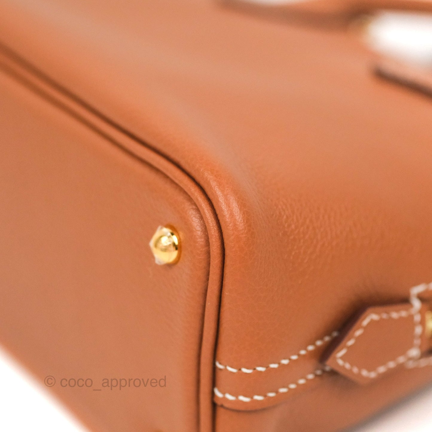 Hermès Bolide Mini 1923 Gold Evercolor Gold Hardware