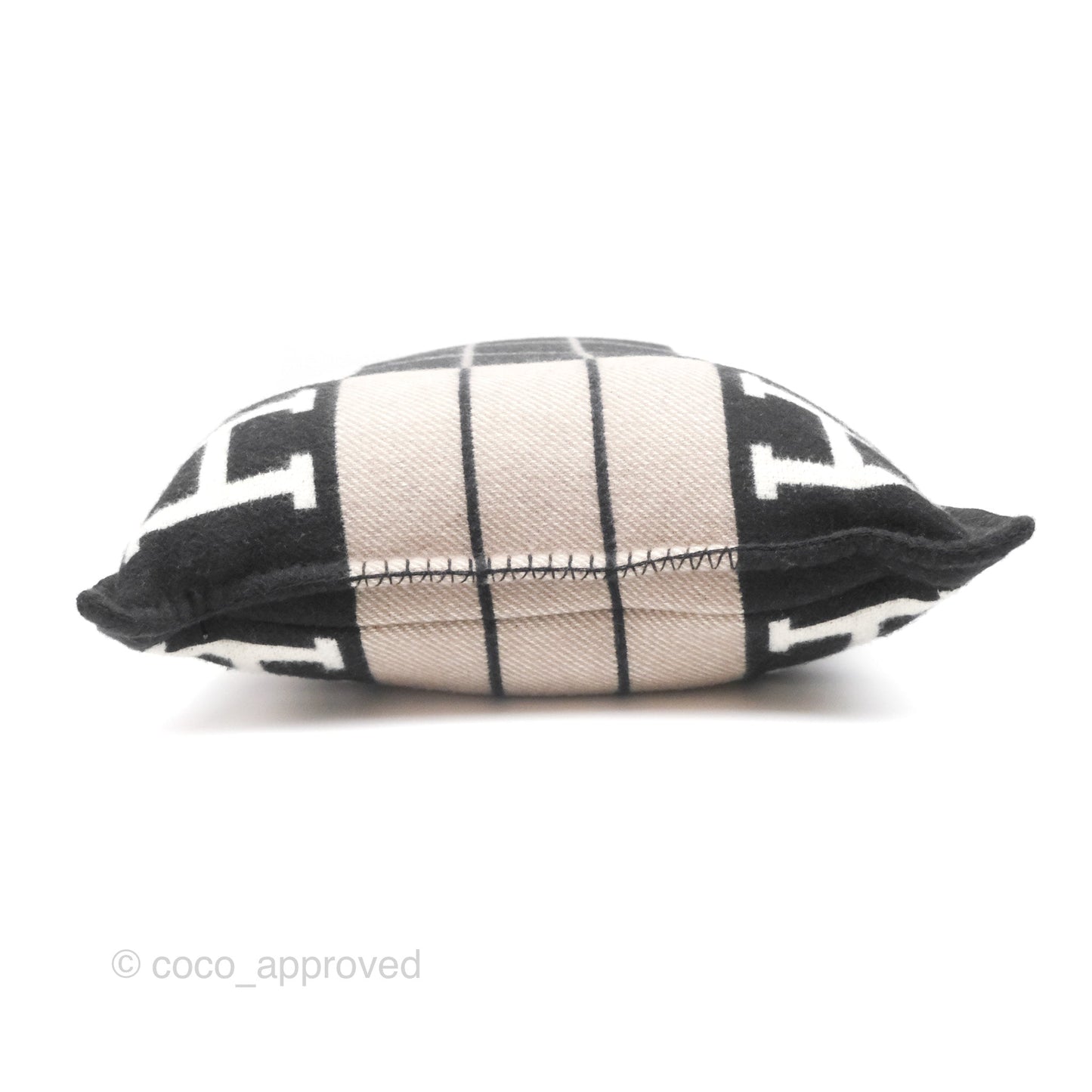 Hermes Small Avalon III Pillow Écru Noir