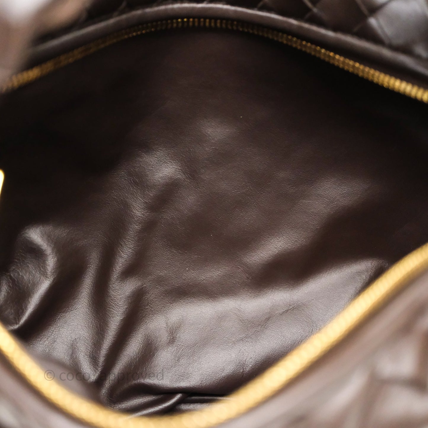 Bottega Veneta Teen Jodie Brown Intrecciato Lambskin