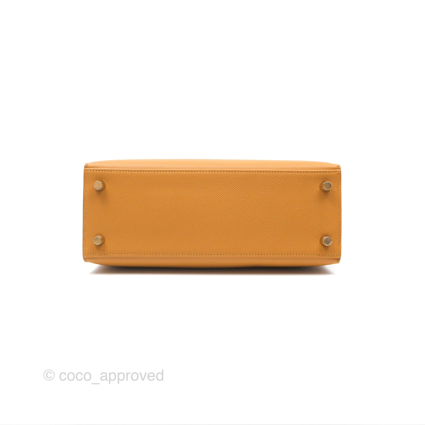 Hermès Sellier Kelly 25 Sesame 2S Epsom Gold Hardware
