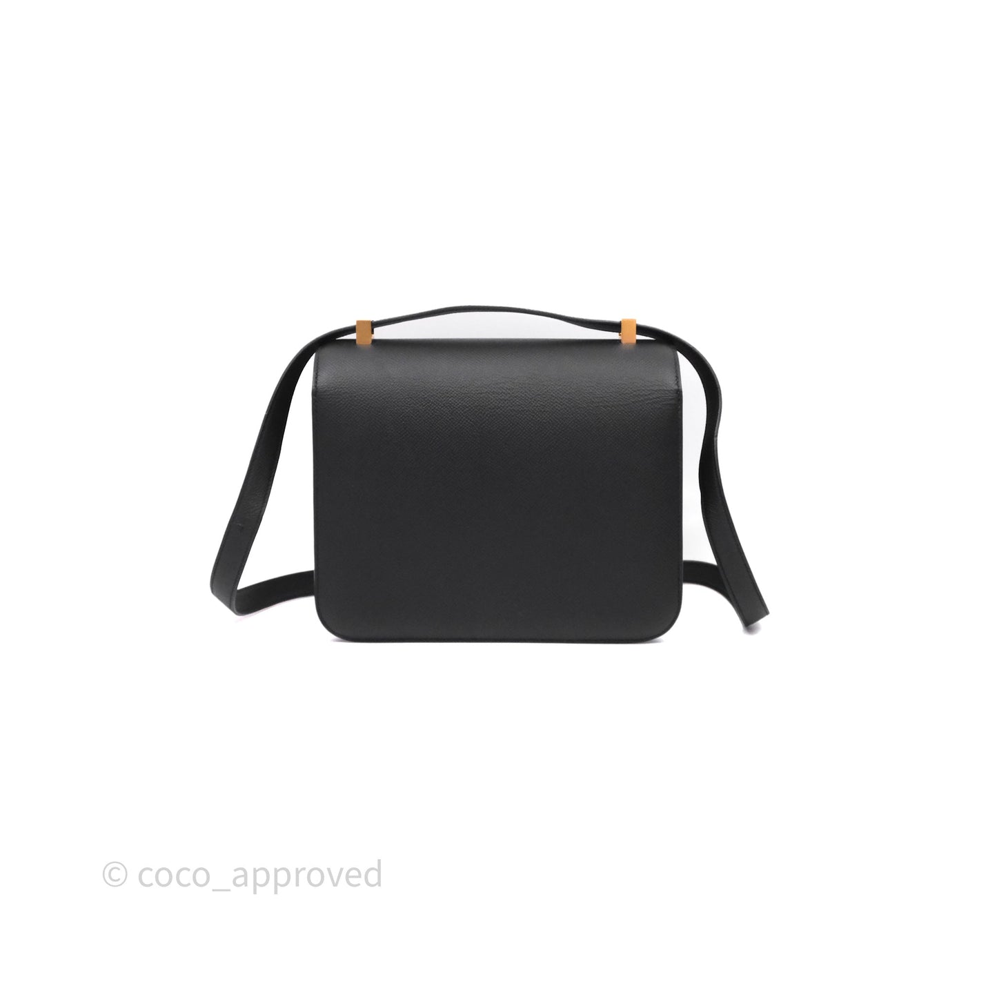 Hermès Constance 24 Noir 89 Epsom Gold Hardware
