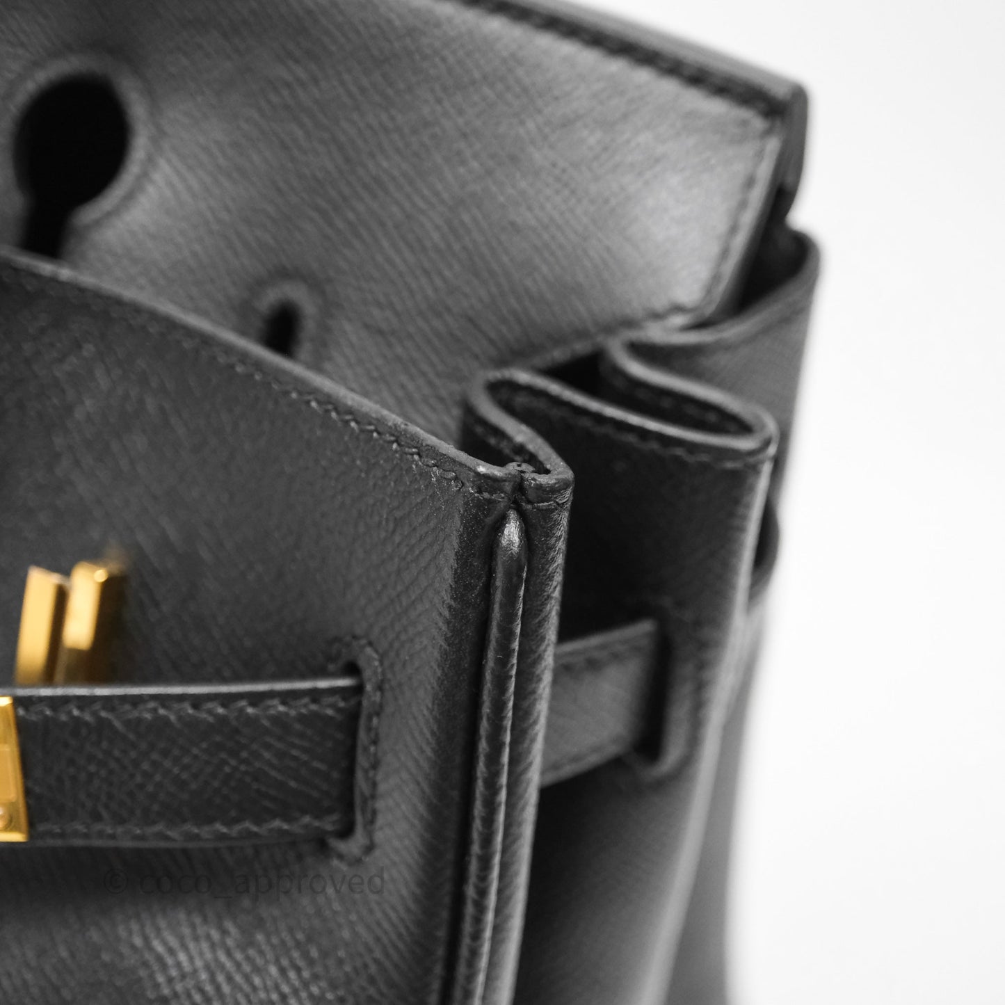 Hermès Birkin 30 Black Noir 89 Epsom Gold Hardware