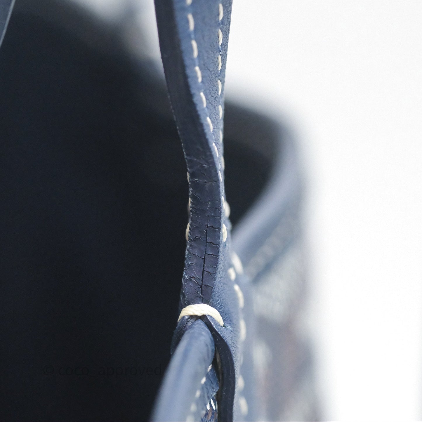 Goyard Anjou Mini Bag Goyardine Canvas Navy