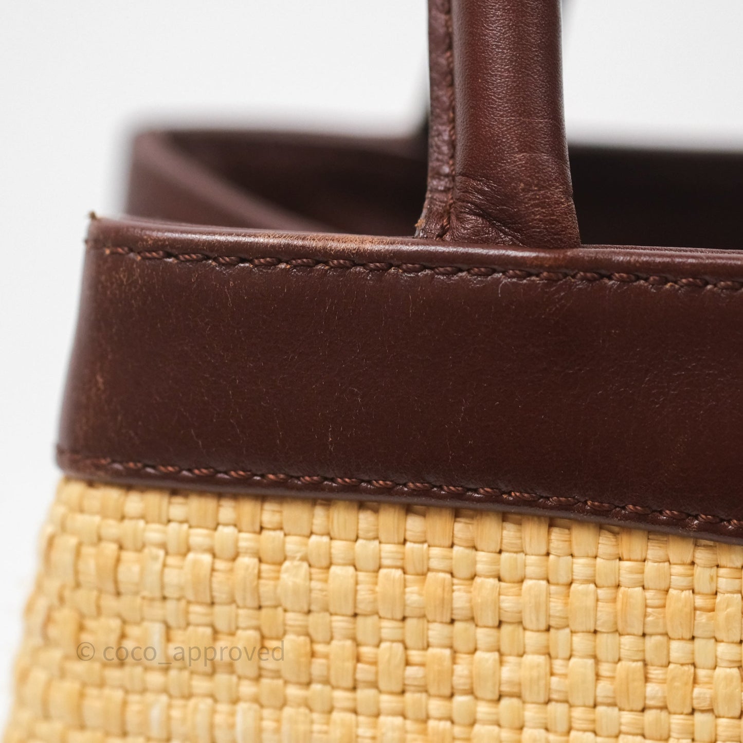 Chanel Vintage Rattan Tote Bag