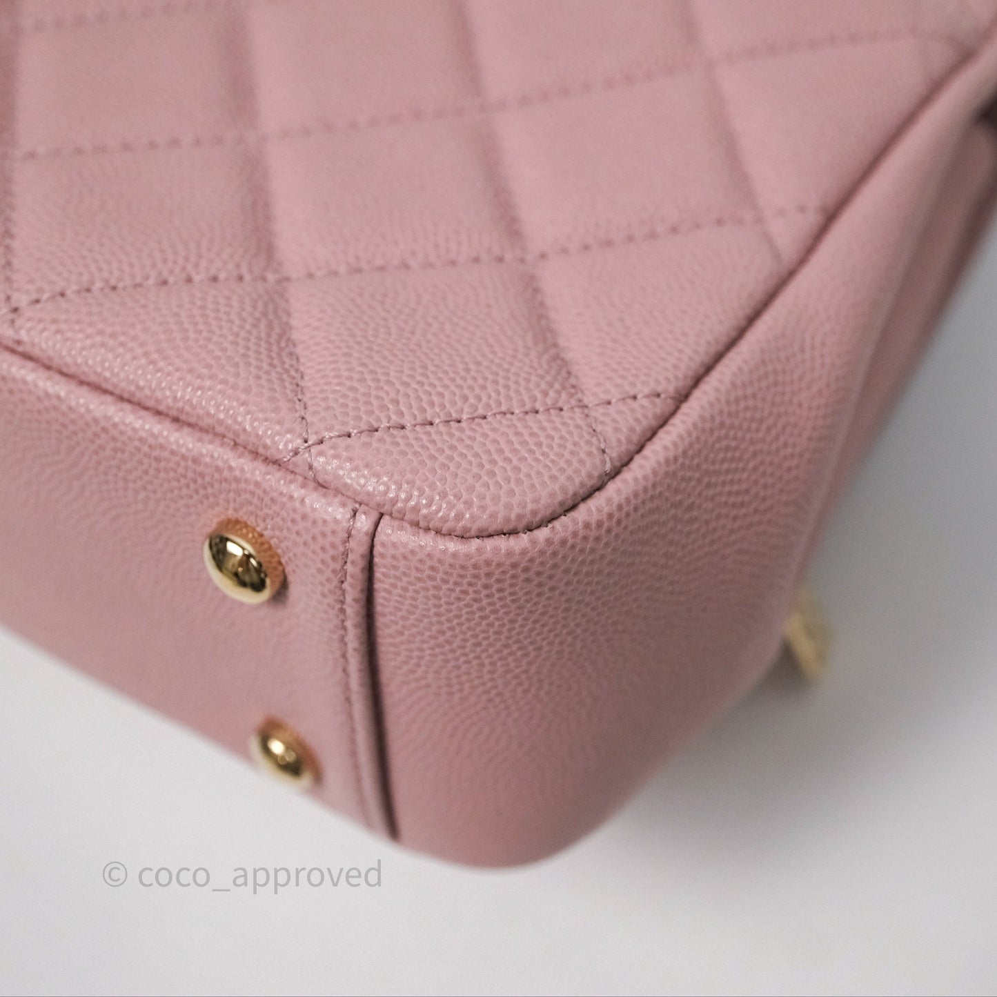 Chanel Quilted Medium Business Affinity Flap Pink Caviar Gold Hardware