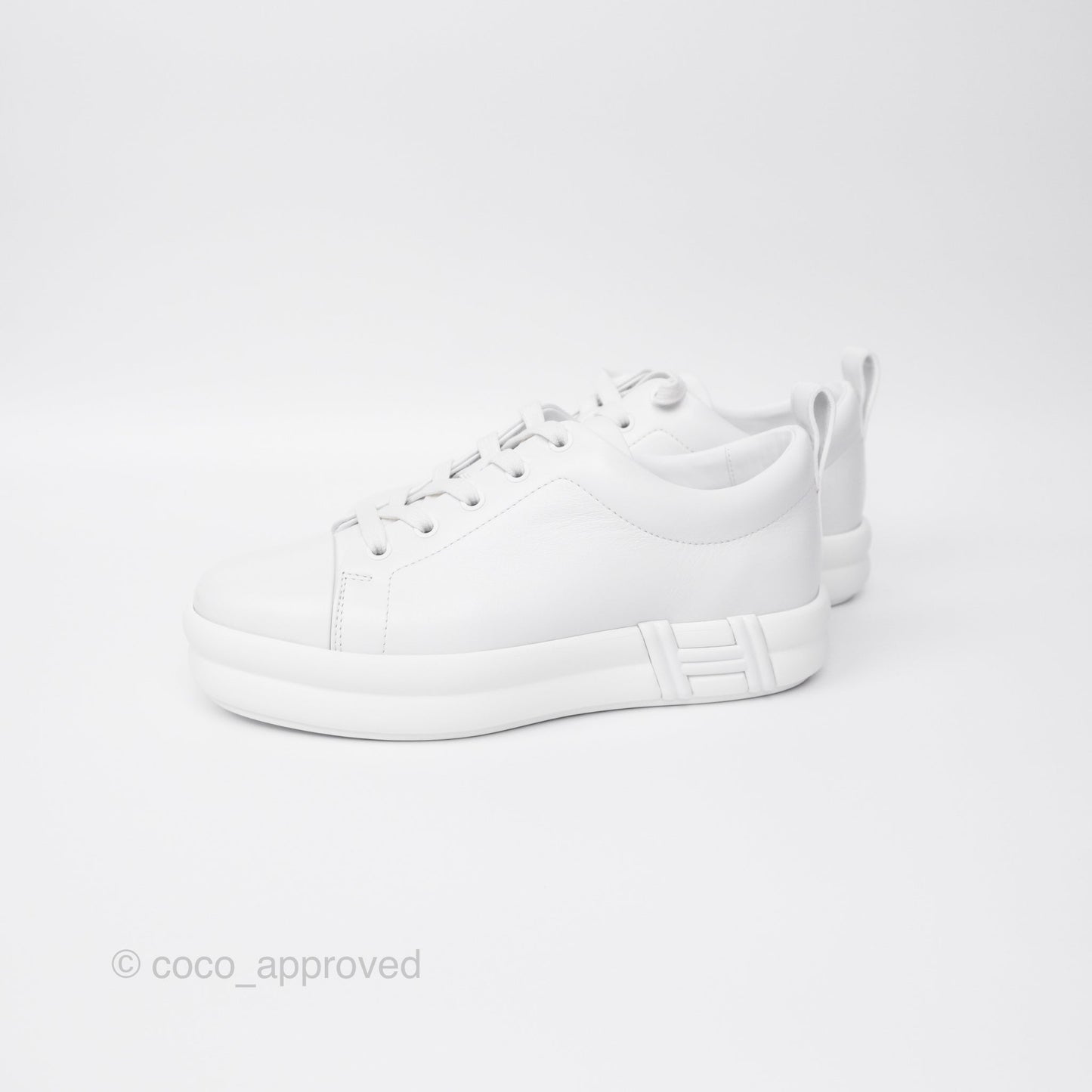 Hermès Happy Sneakers Blanc 01 Size 36.5
