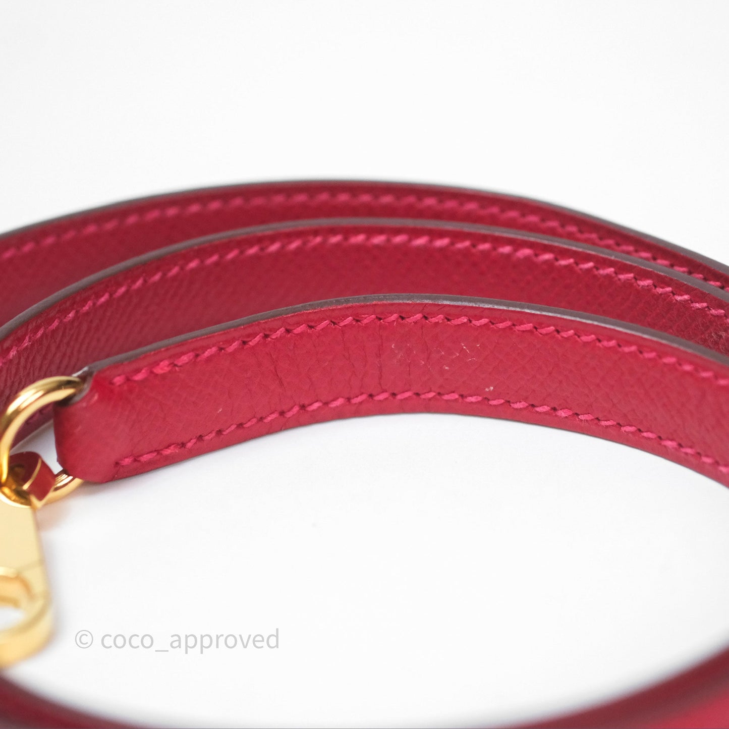 Hermès Sellier Kelly 25 Rouge Casaque Q5 Epsom Gold Hardware