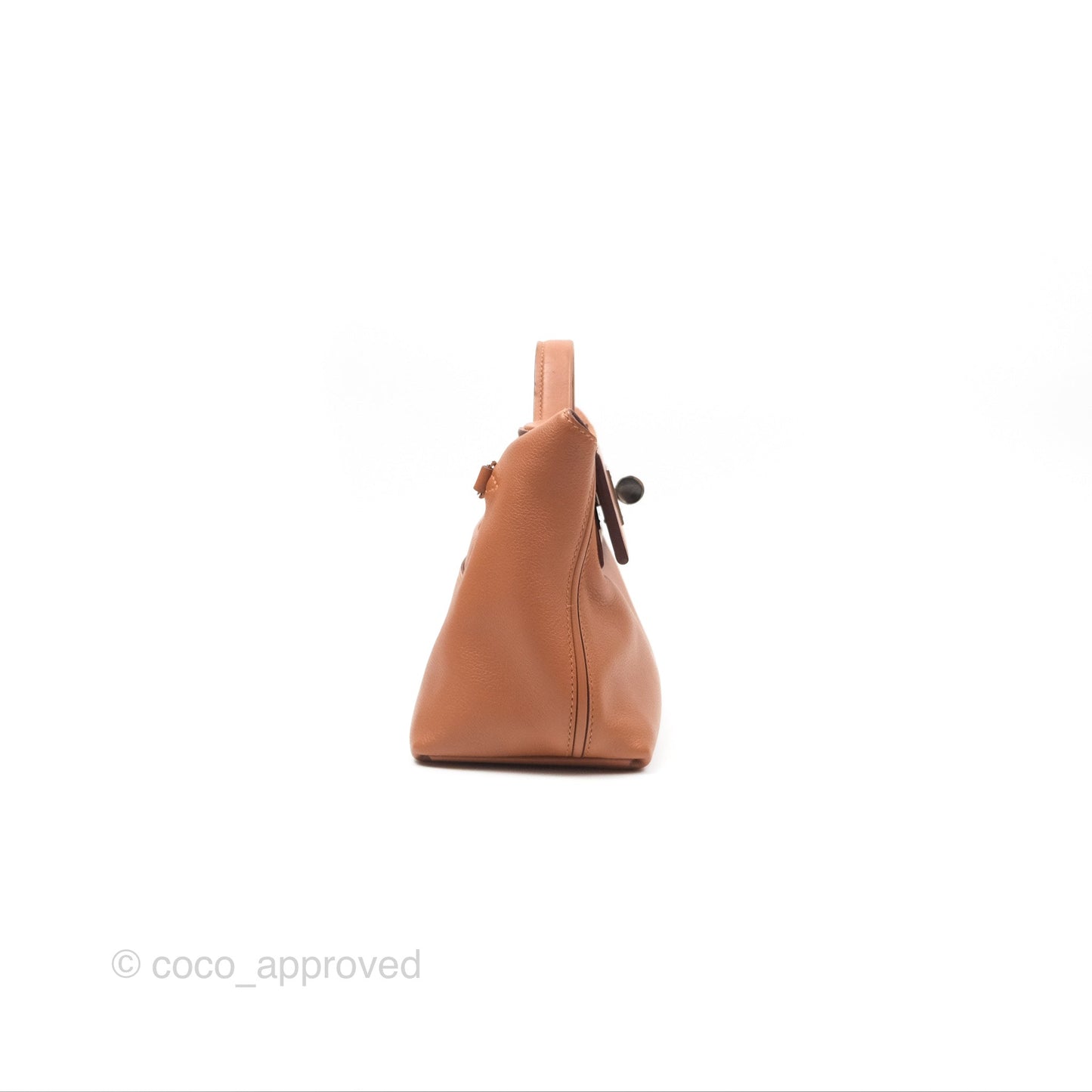 Hermès 24/24 21 Mini Gold 37 Evercolor/ Swift Palladium Hardware