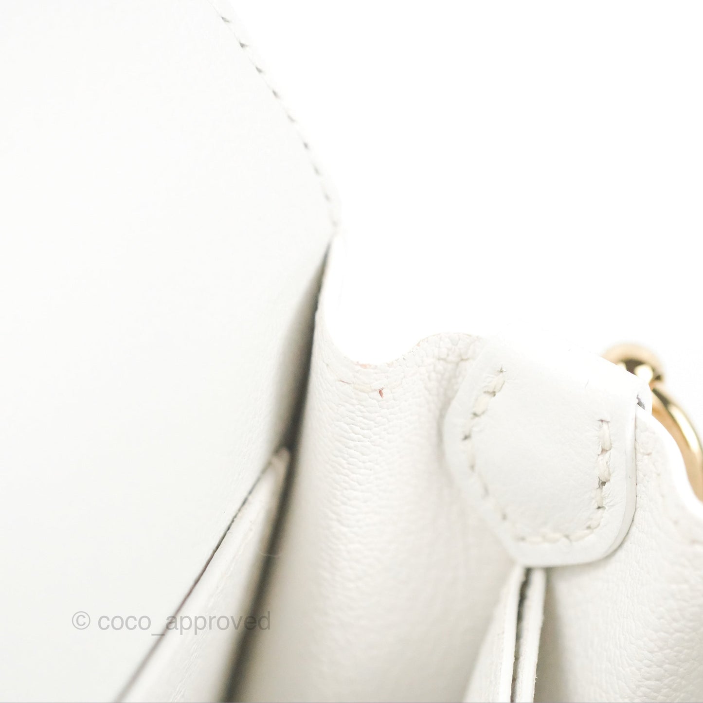 Hermès Roulis Mini 18 New White Evercolor Permabrass Hardware