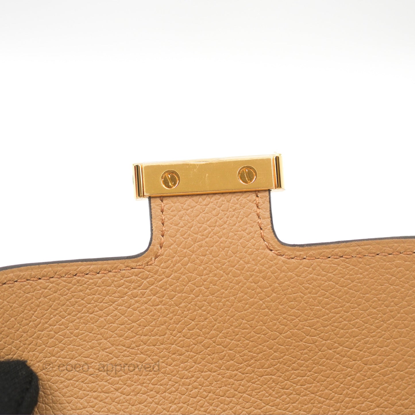 Hermès Constance Slim Wallet Chai/Lime Evercolor Gold Hardware