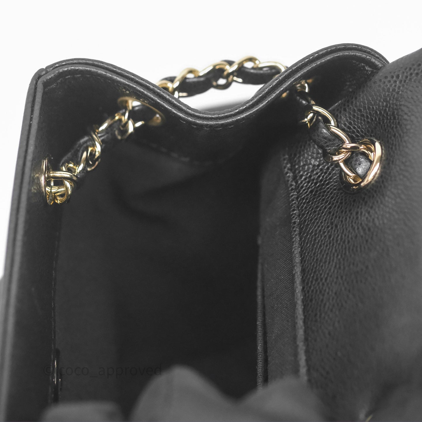 Chanel Small Duma Backpack Caviar Black Gold Hardware