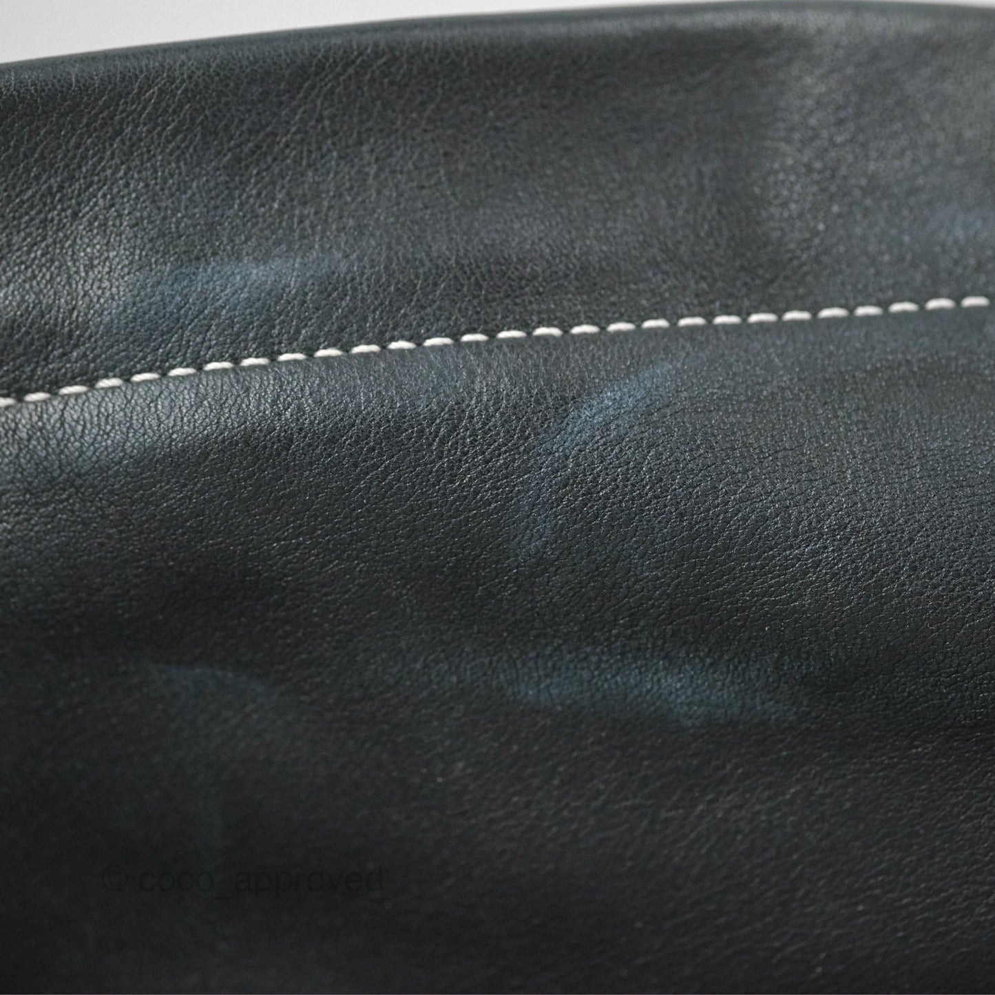 Loewe Woven Basket Bag Black Leather Natural Palm Leaf