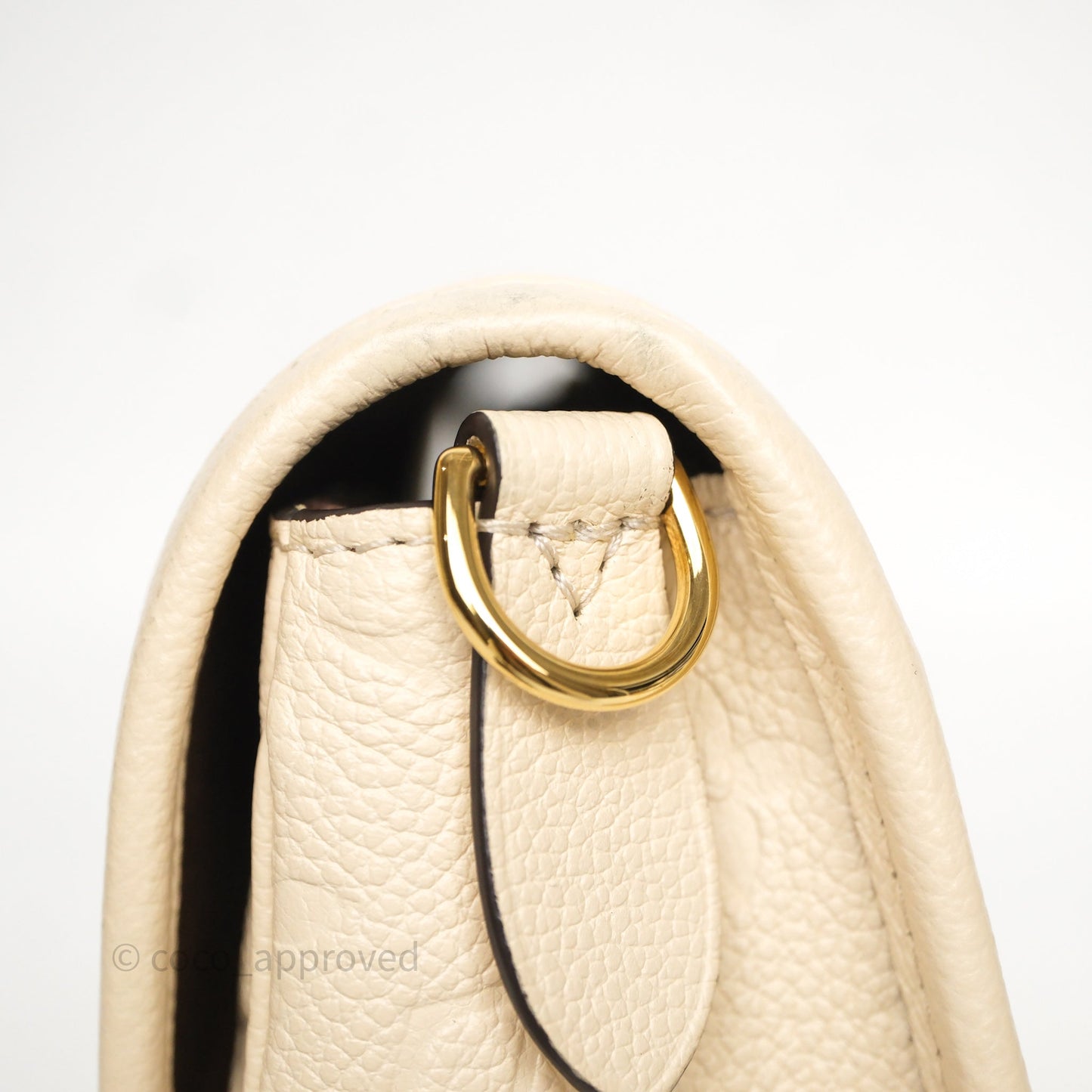 Louis Vuitton Diane Crème Beige Monogram Empreinte Leather