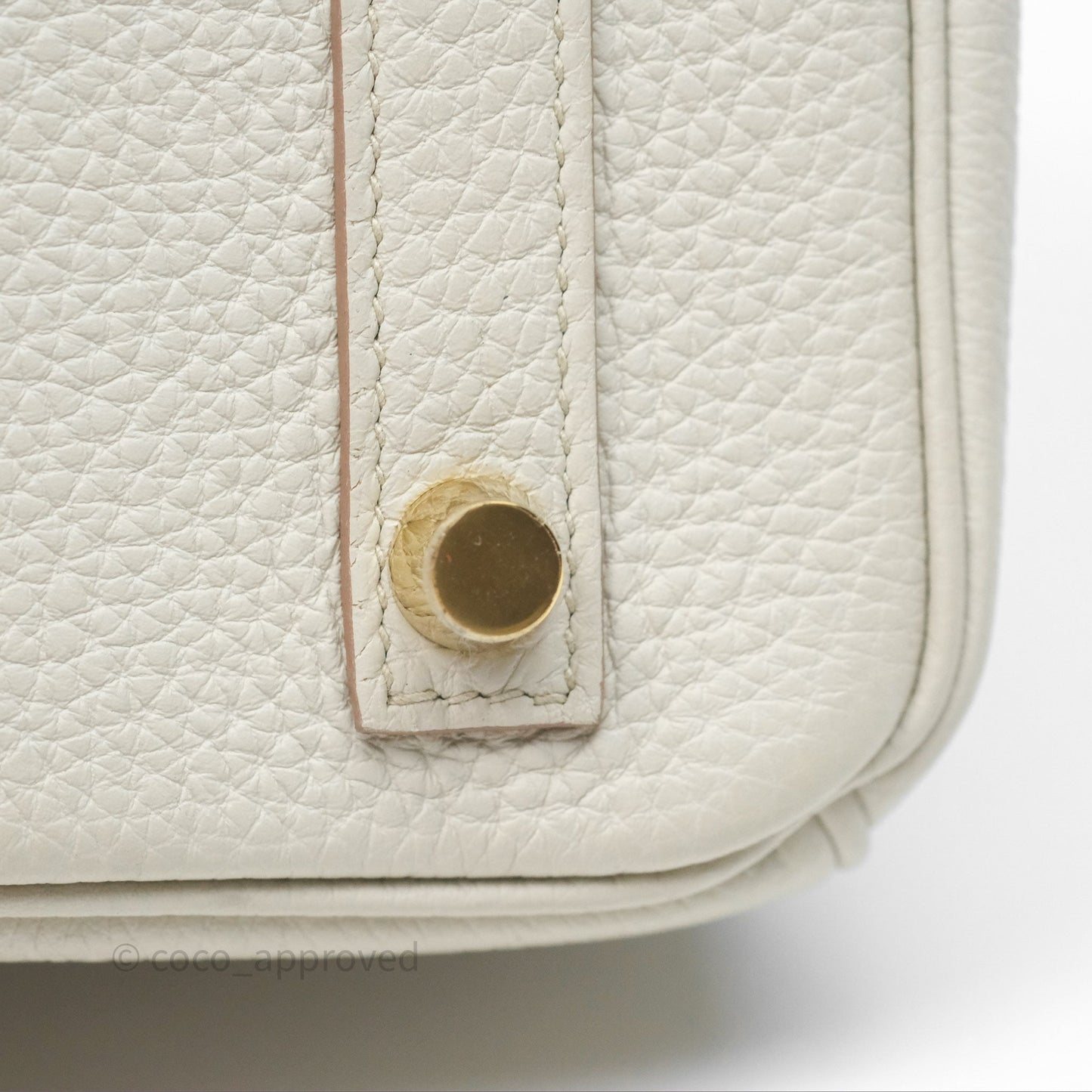 Hermès Birkin 25 Retourne Beton Togo Gold Hardware