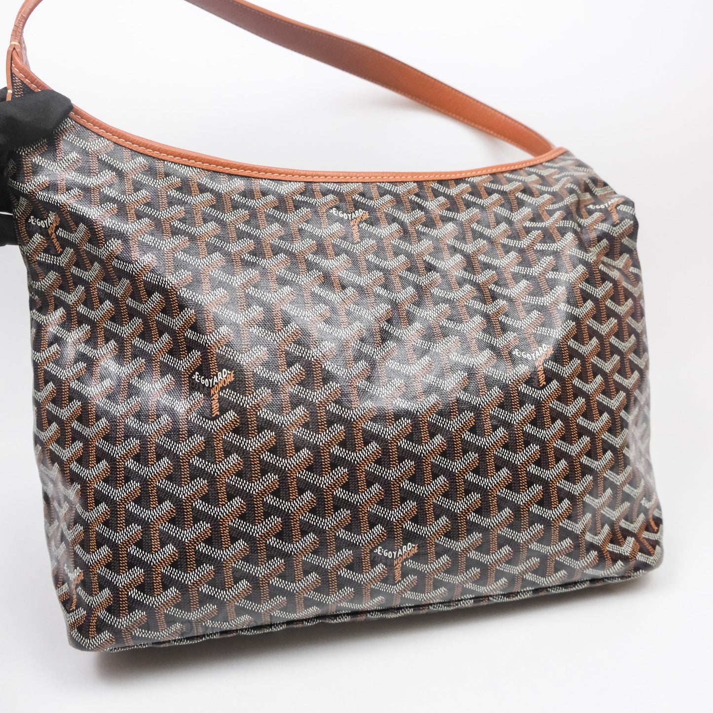 Goyard Bohème Hobo Bag Black & Tan