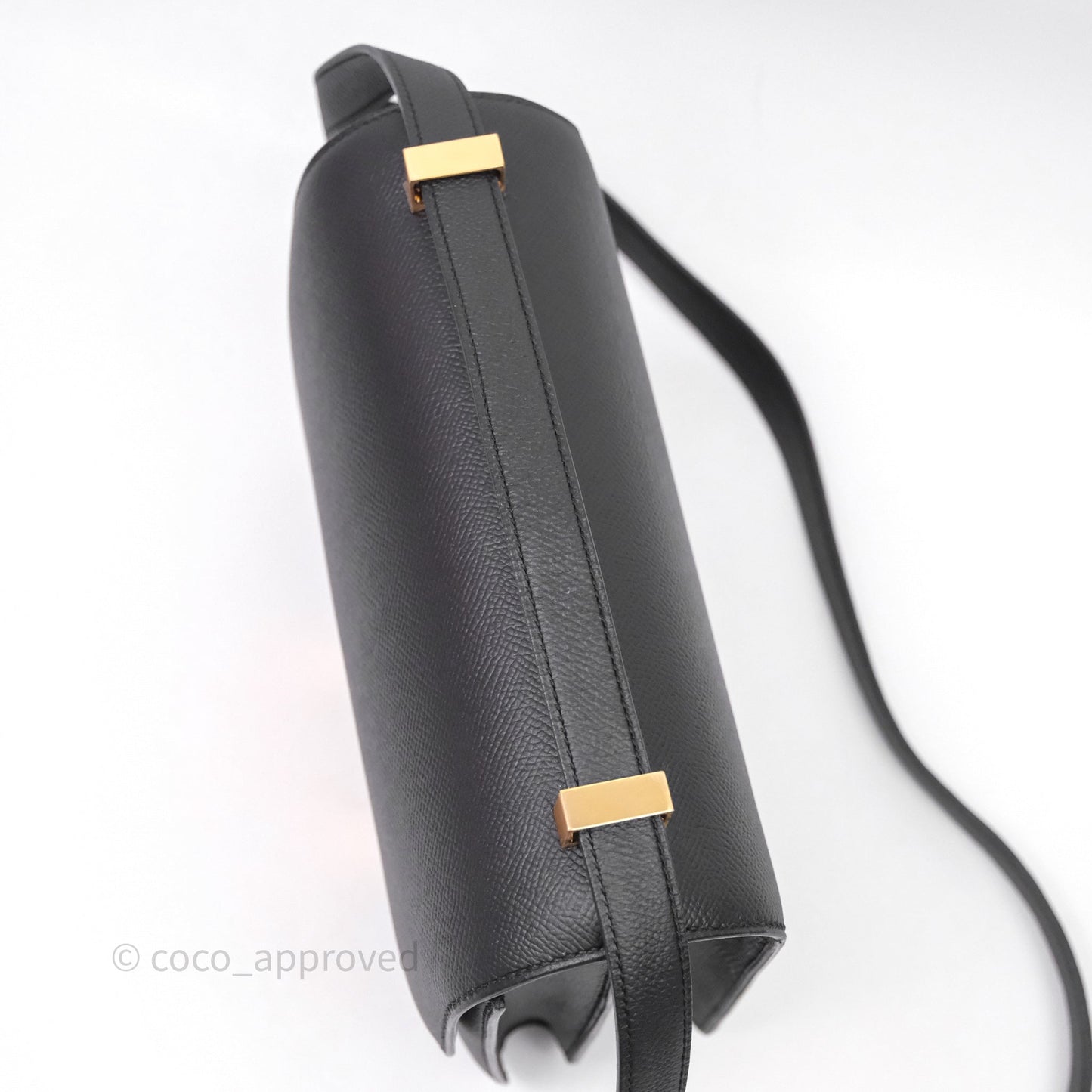 Hermès Constance 24 Noir 89 Epsom Gold Hardware