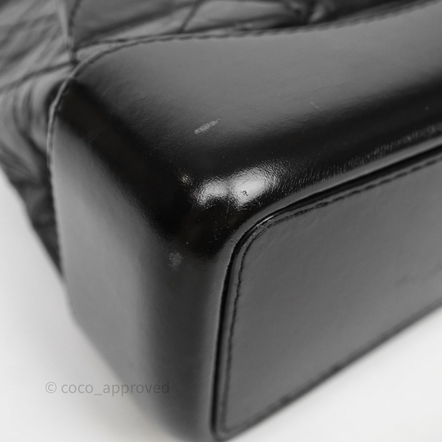 Chanel Small Gabrielle Backpack Black Aged Calfskin