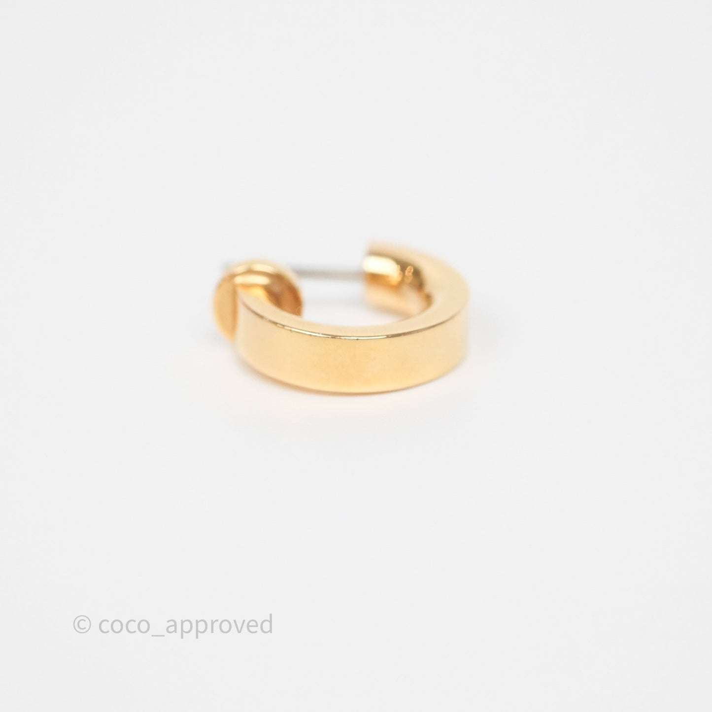 Hermès O'Kelly Earrings Nata I2 Swift Rose Gold Hardware