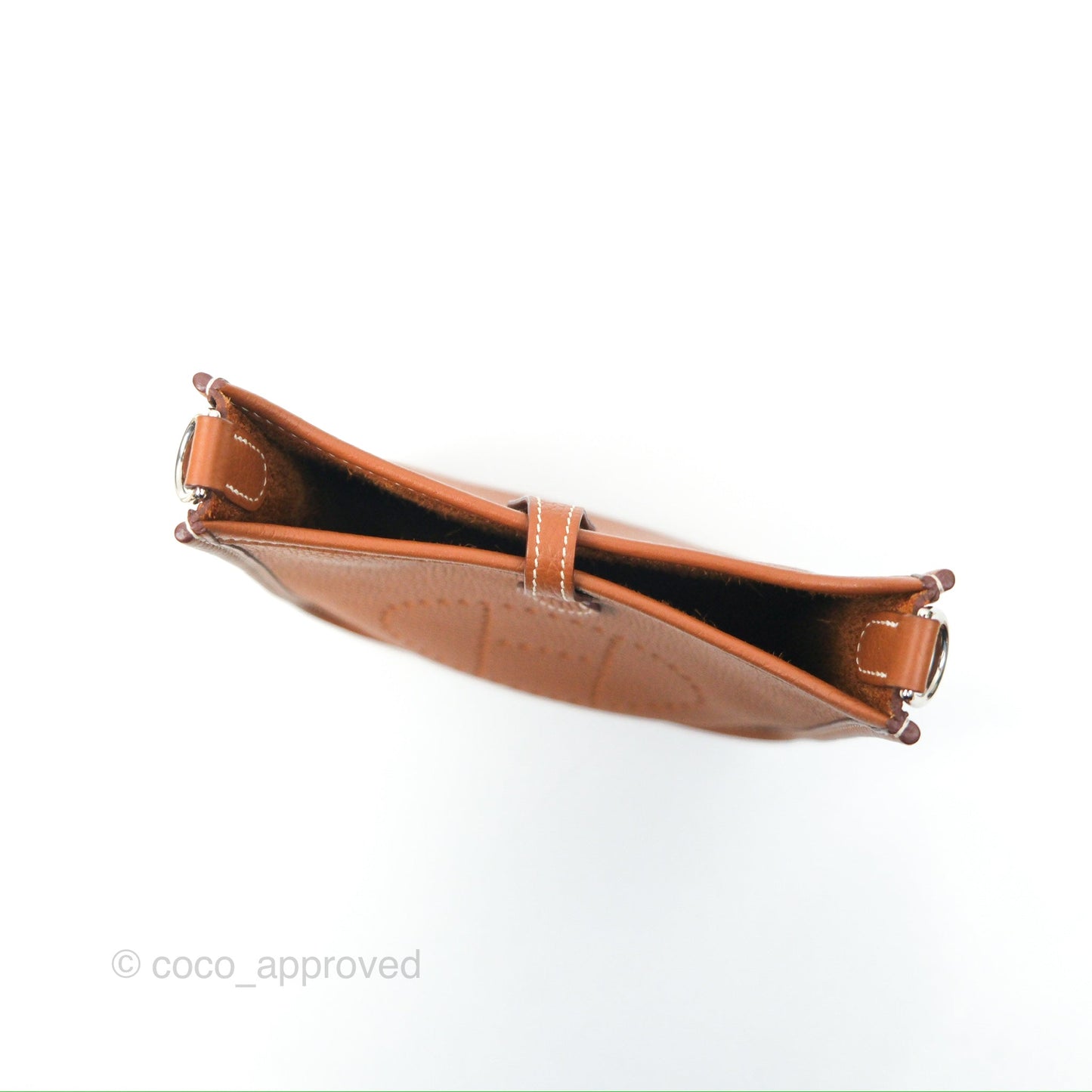 Hermès Mini Evelyne 16 Gold Clemence Sangle Flipperball Pladium Hardware