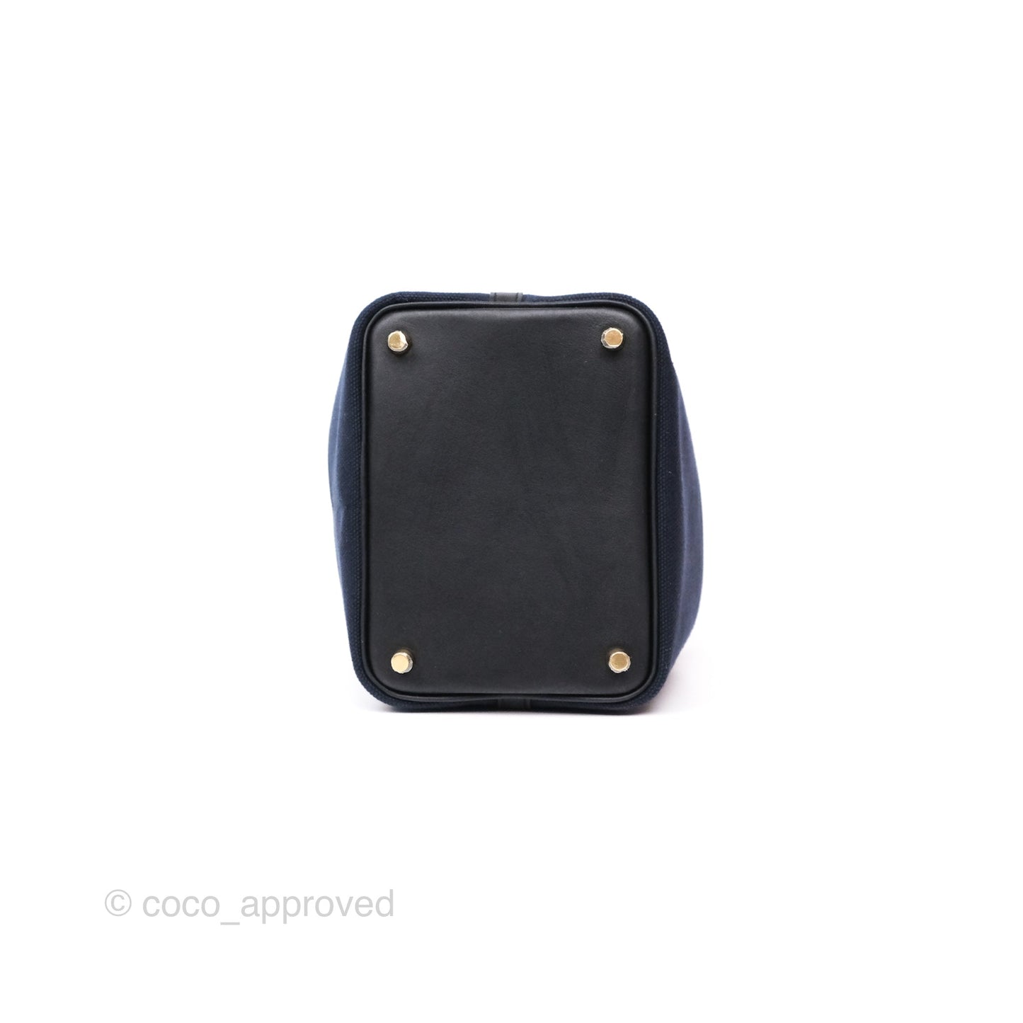 Hermes Picotin Lock 18 Cargo Pockets Bleu Marine 78 Black Gold Hardware