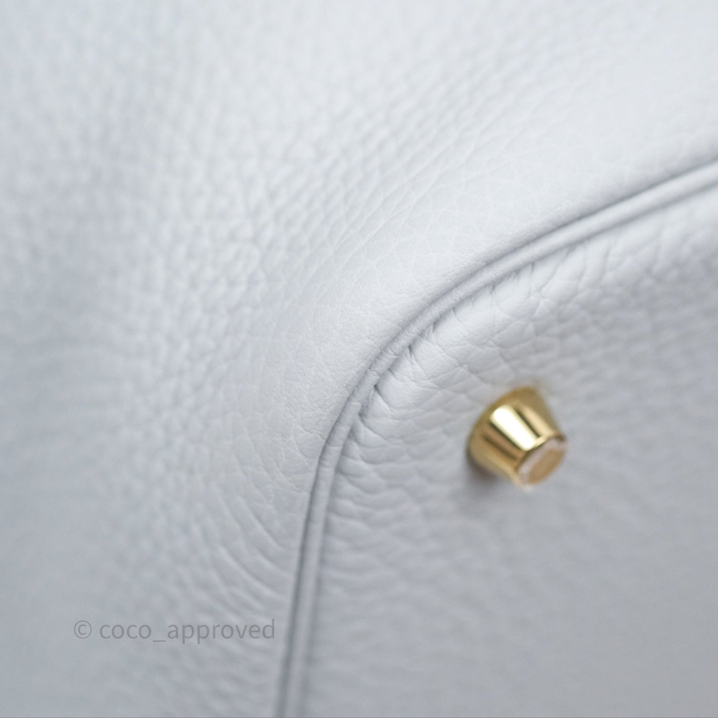 Hermès Picotin Lock 22 Bleu Pale 08 Clemence Gold Hardware