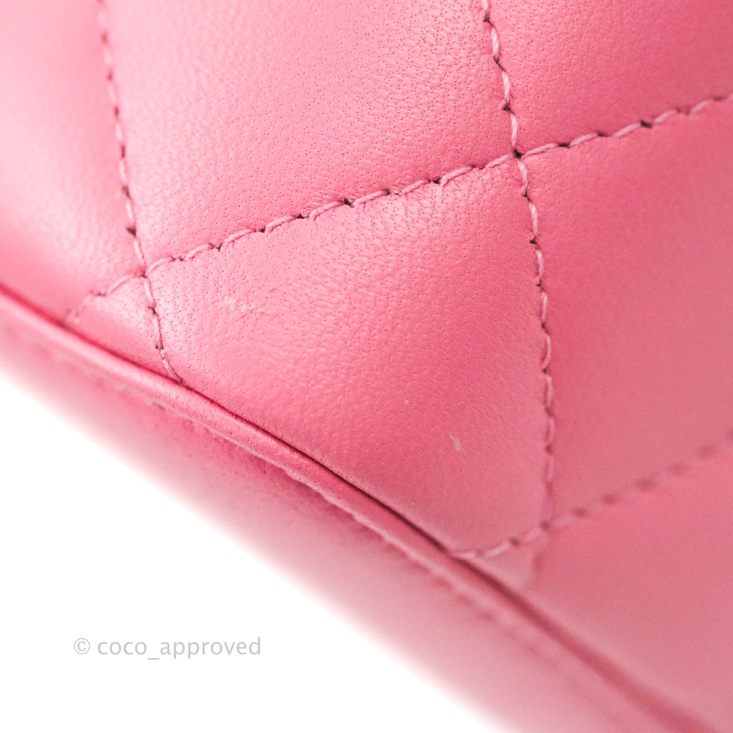 Chanel Small Trendy CC Box With Chain Pink Lambskin Gold Hardware