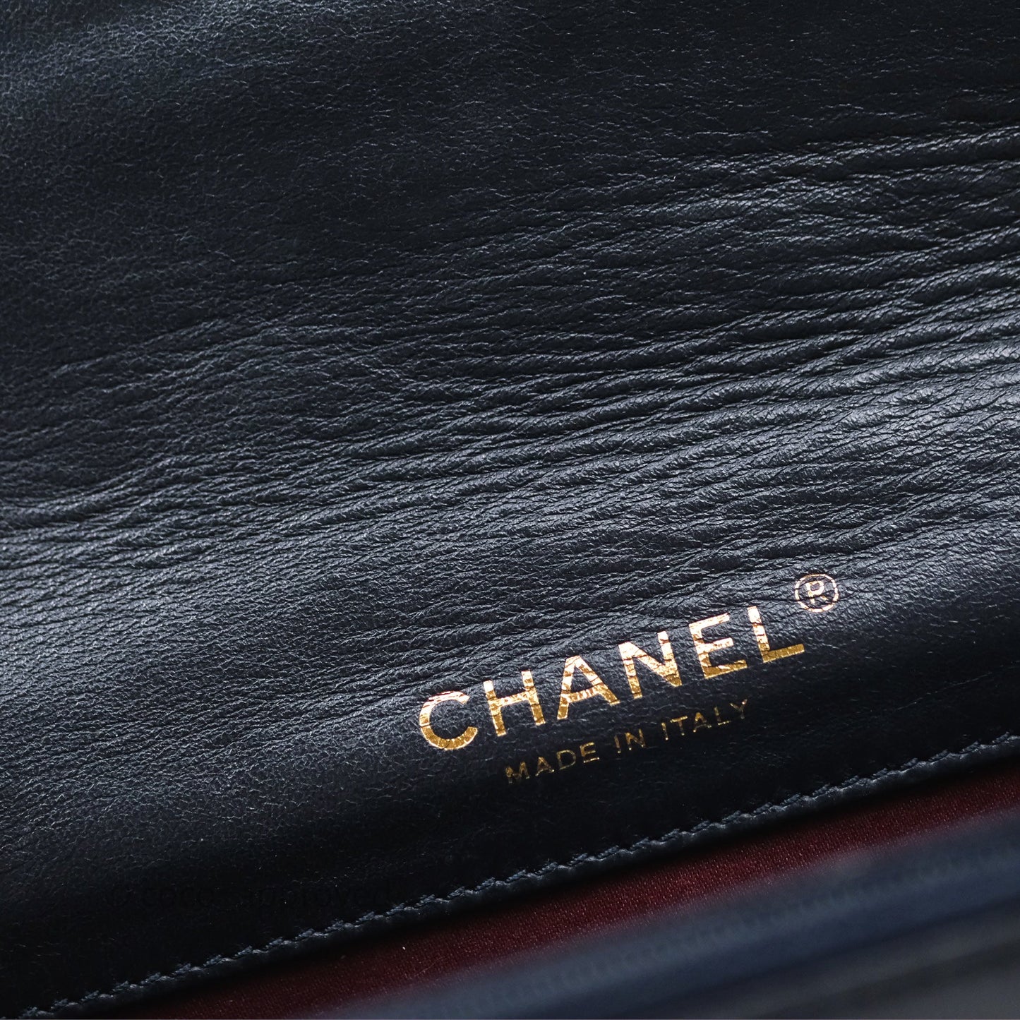 Chanel Golden Class Wallet on Chain WOC Navy Lambskin Gold Hardware