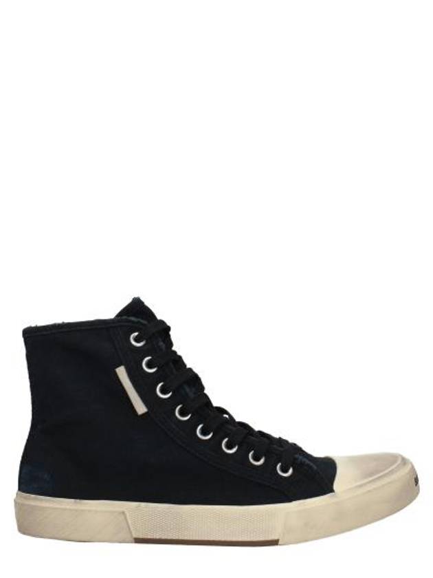 Luxury Balenciaga Paris High Top Sneakers Black