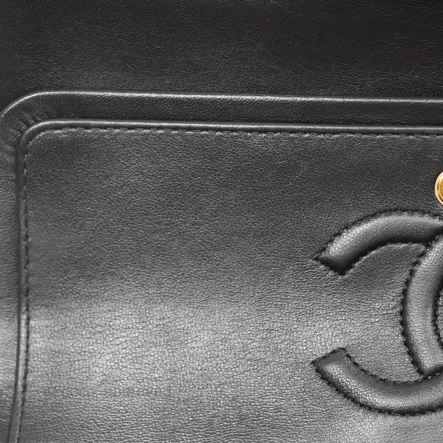 Chanel Small Classic Quilted Flap Black Lambskin Rose Gold Hardware
