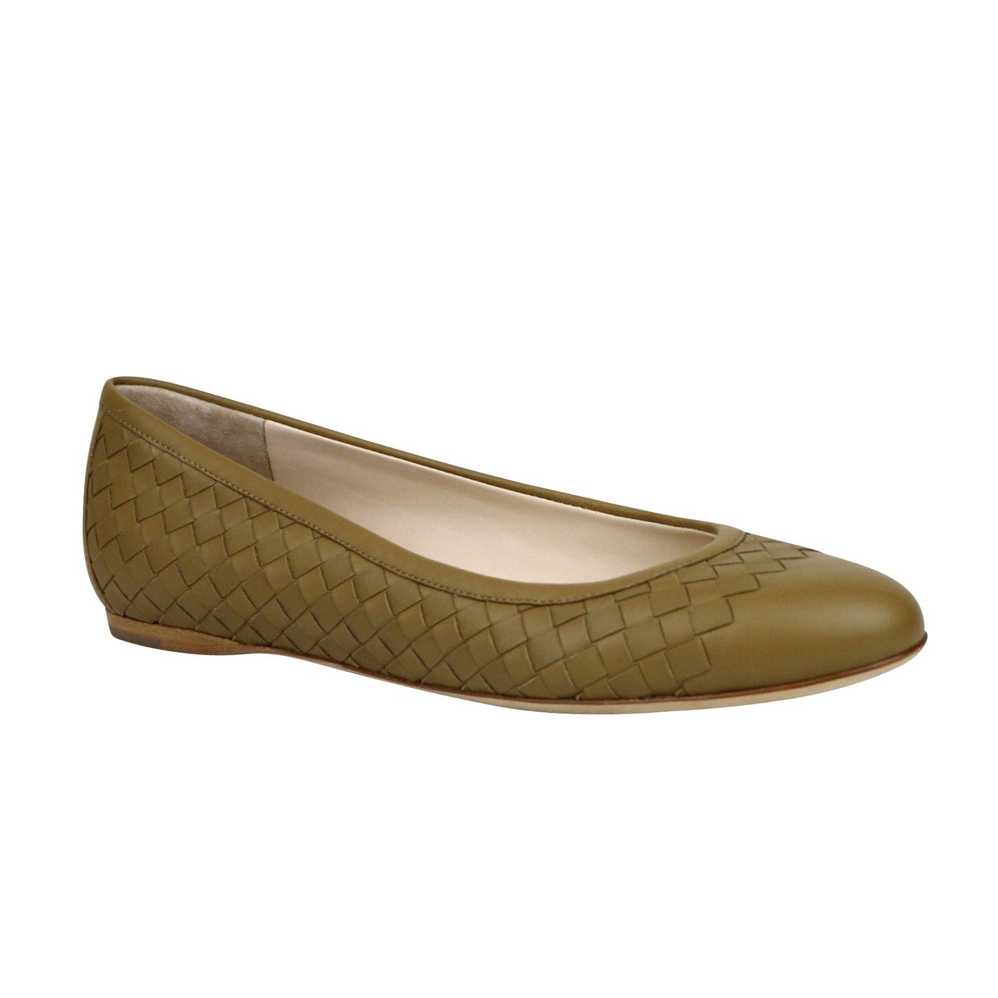 Luxury Bottega Veneta Women's Intrecciato  Leather Flat Slippers