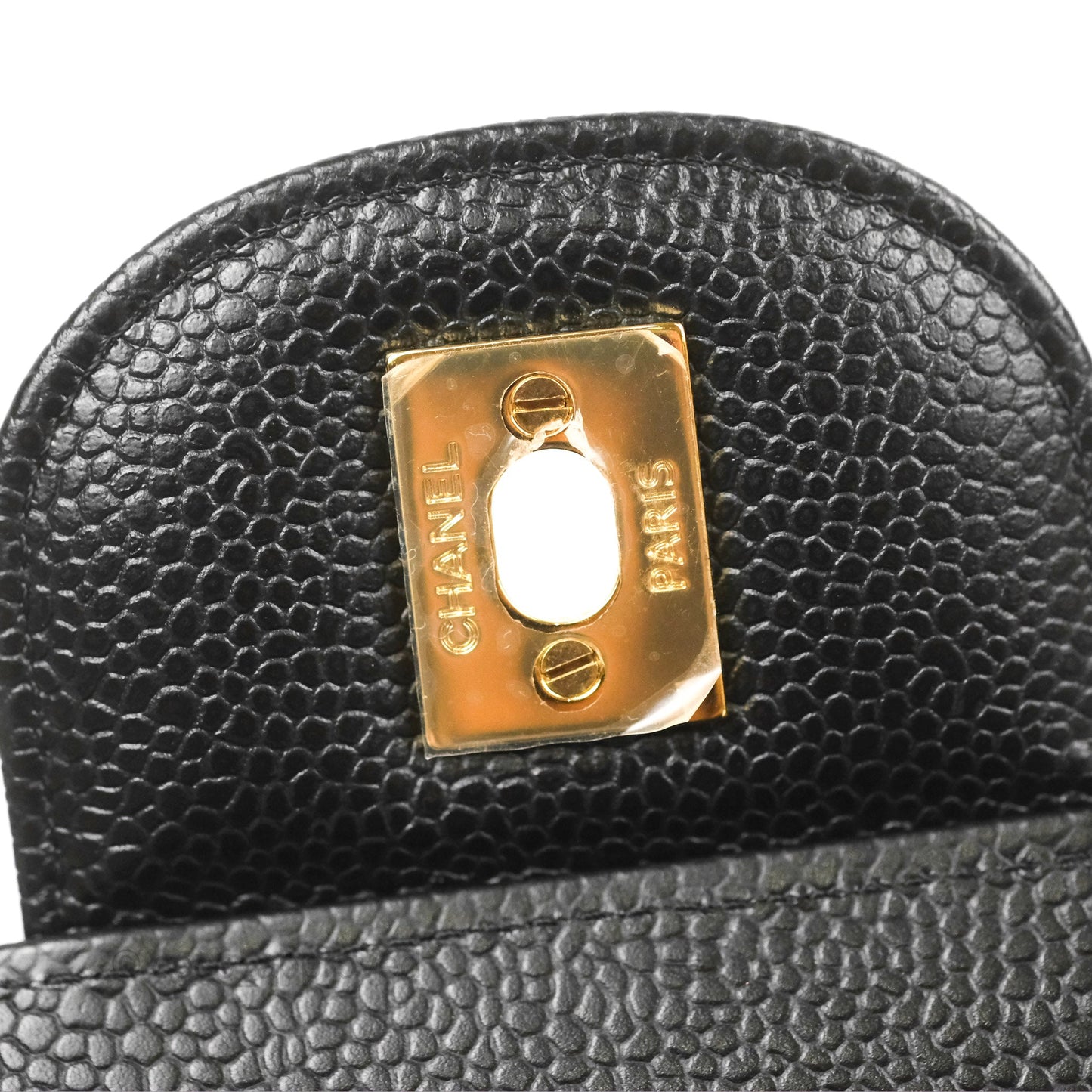 Chanel Jumbo Double Flap Black Caviar Gold Hardware⁣⁣