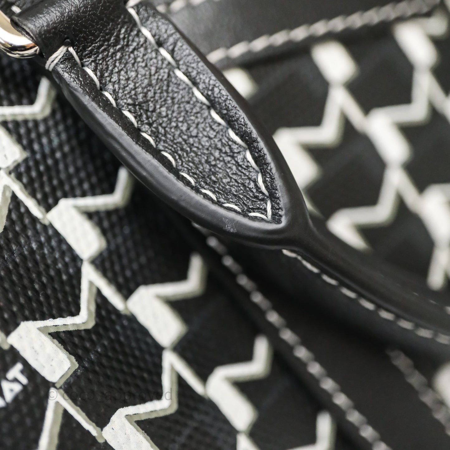 Moynat X Kasing Lung 48H Mini M Labubu Bag Black Canvas Sliver Hardware