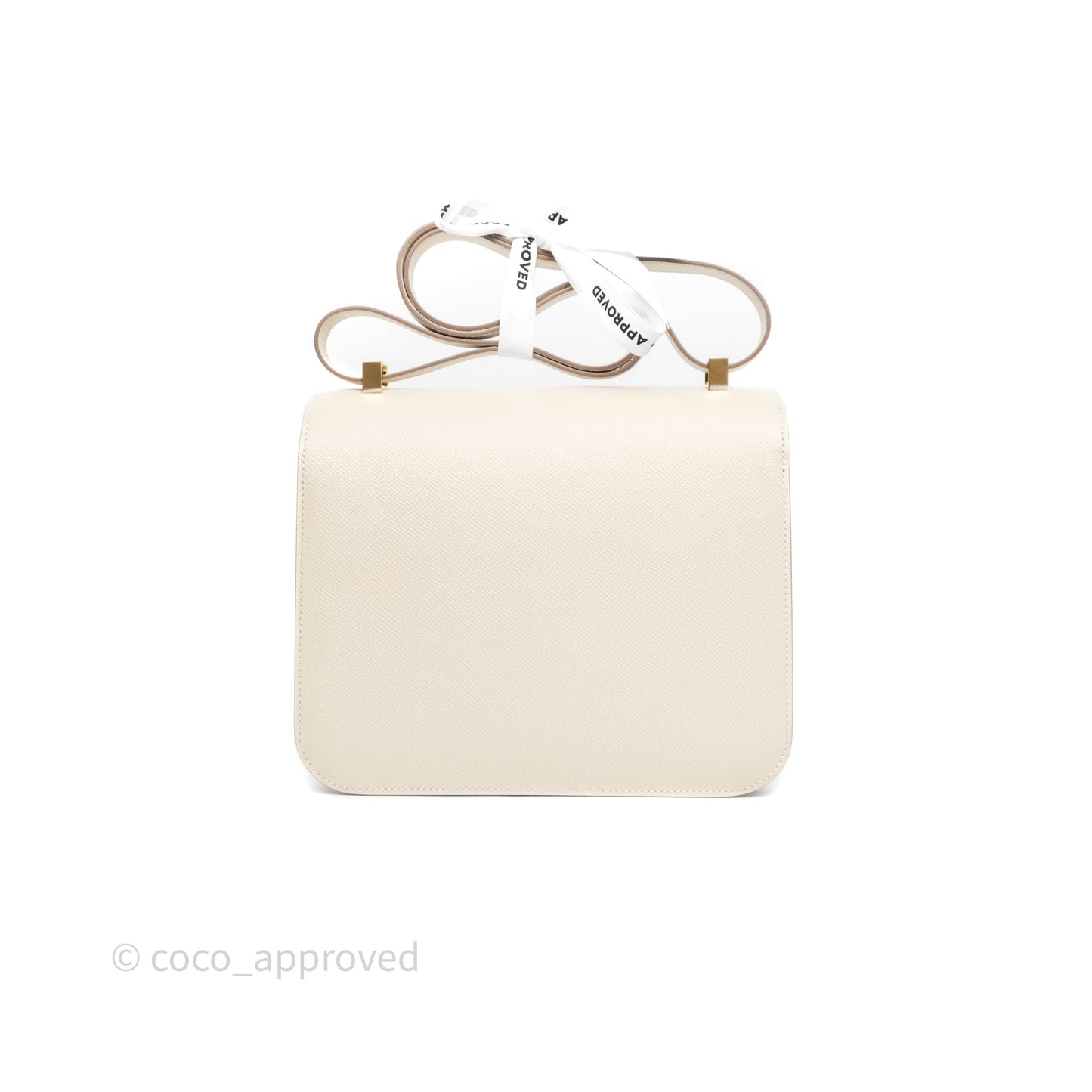 Hermès Constance 24 Craie 10 Epsom Gold Hardware