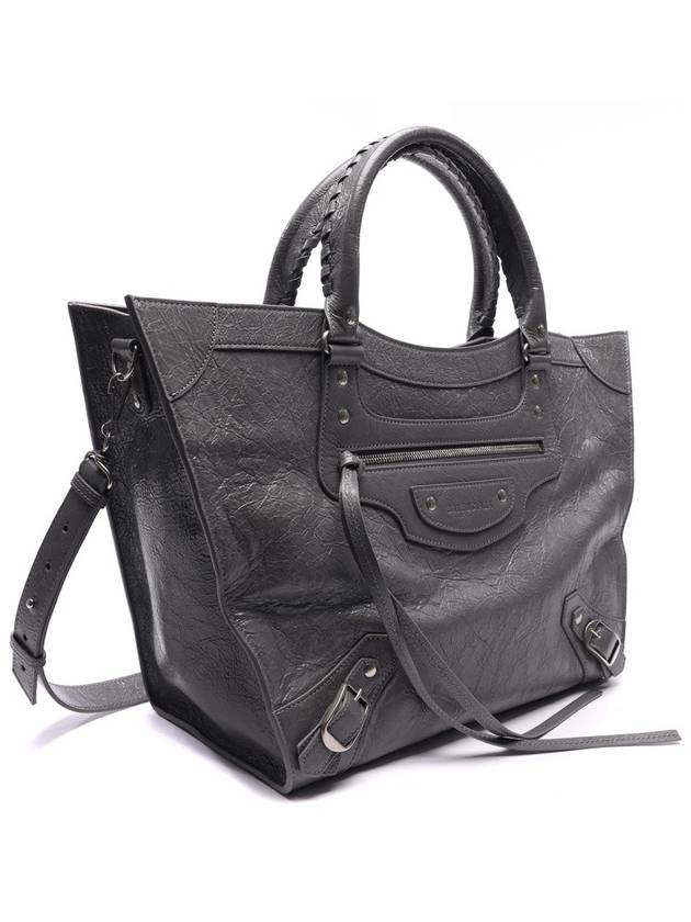 Luxury Balenciaga Neo Classic Tote Bag Grey