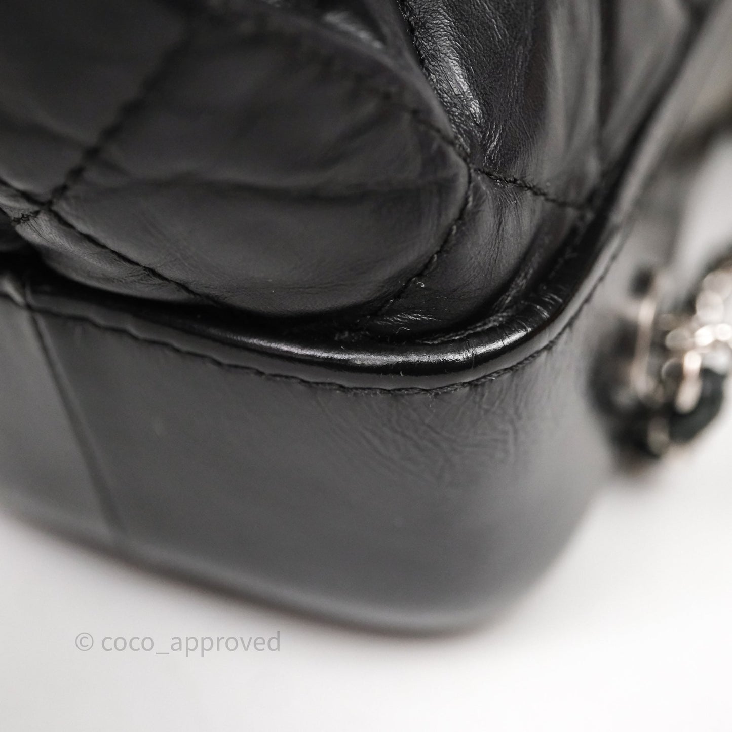 Chanel Small Gabrielle Backpack Black Aged Calfskin