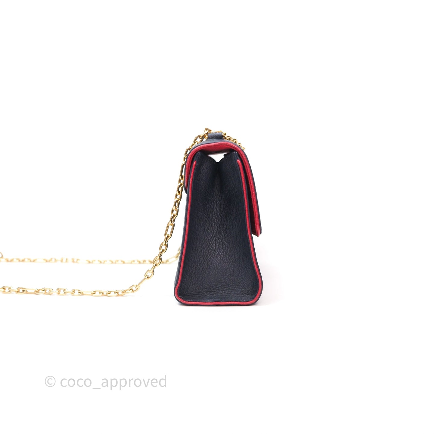 Louis Vuitton Empreinte Saint Sulpice PM Marine Rouge Gold Hardware
