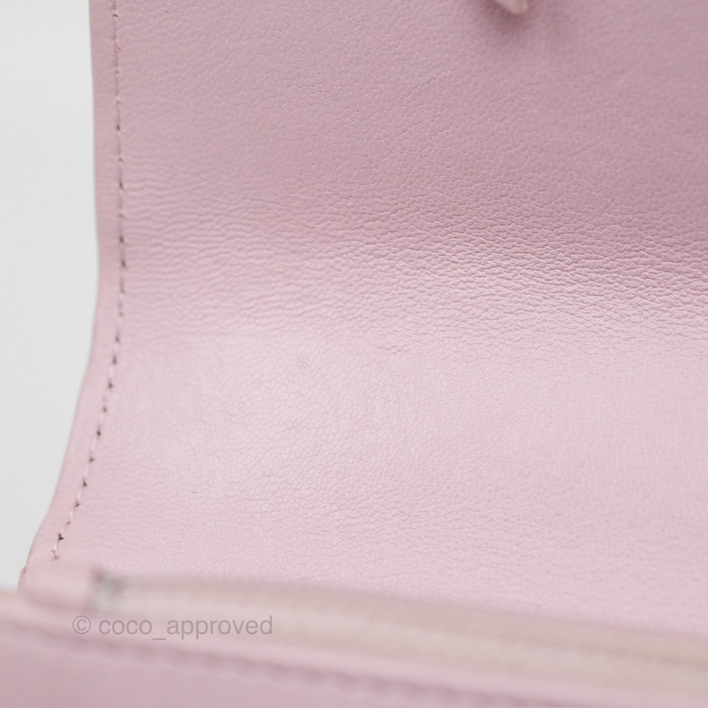 Chanel 19 Wallet on Chain WOC Light Pink Lambskin Mixed Hardware