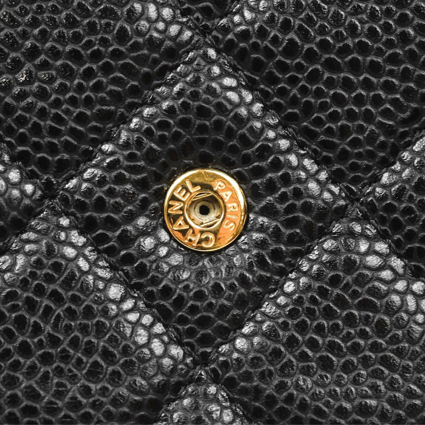 Chanel Quilted Classic Wallet On Chain WOC Black Caviar Gold Hardware