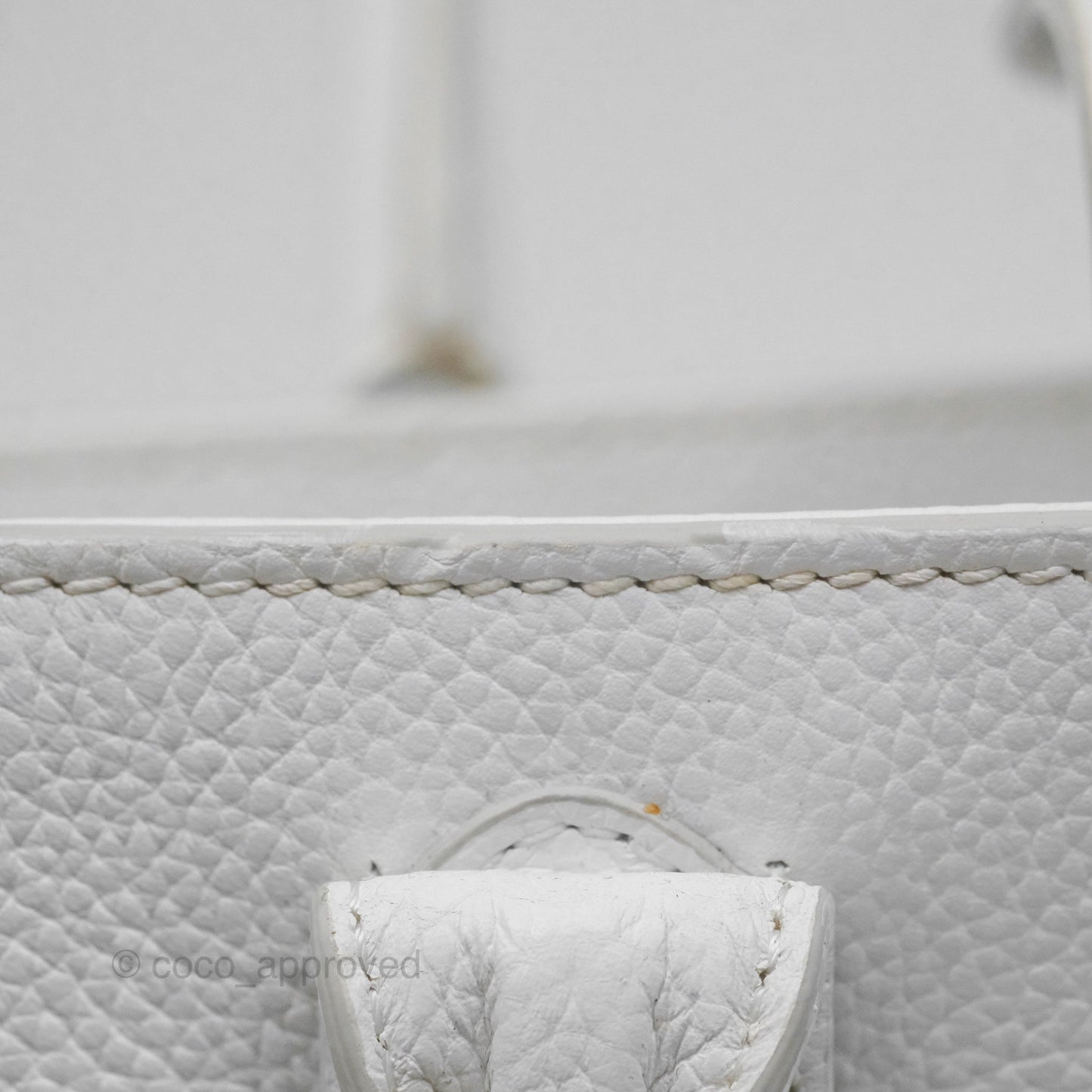Chanel Mini Neo Executive Shopper Tote White Grained Calfskin Silver Hardware