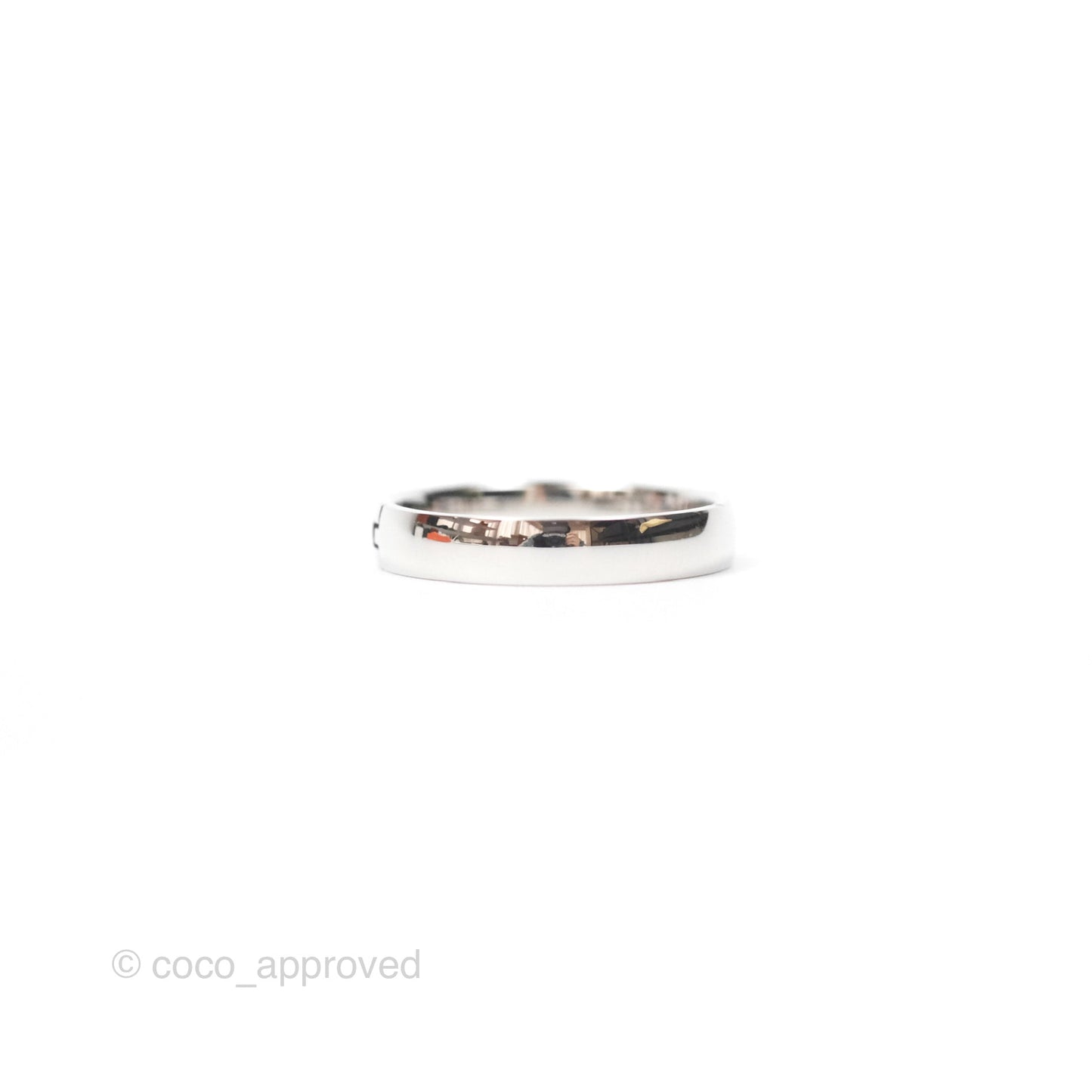 Hermès Ever Herakles Wedding Band Platinum Size 52