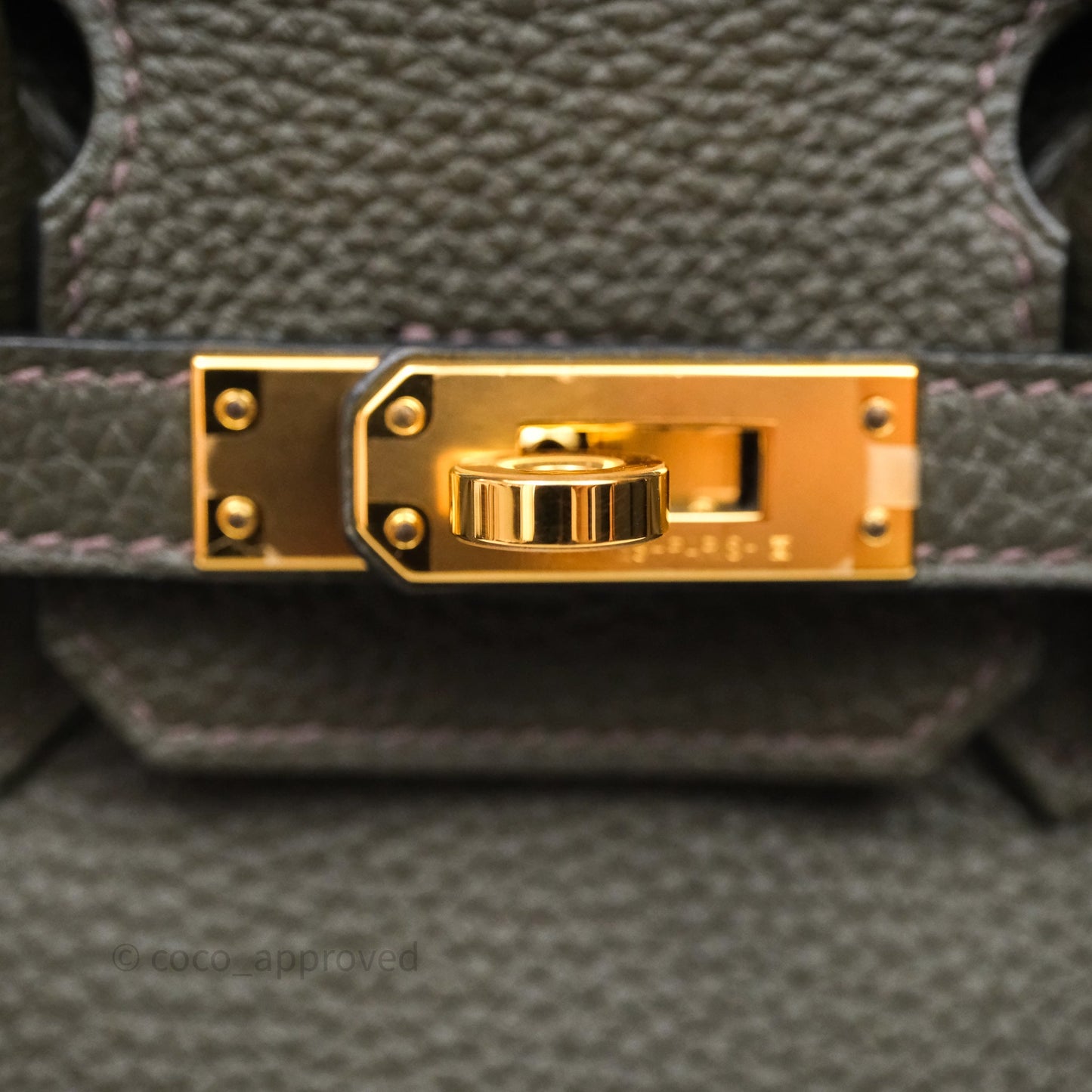 Hermès Birkin 25 Vert De Gris Togo Gold Hardware