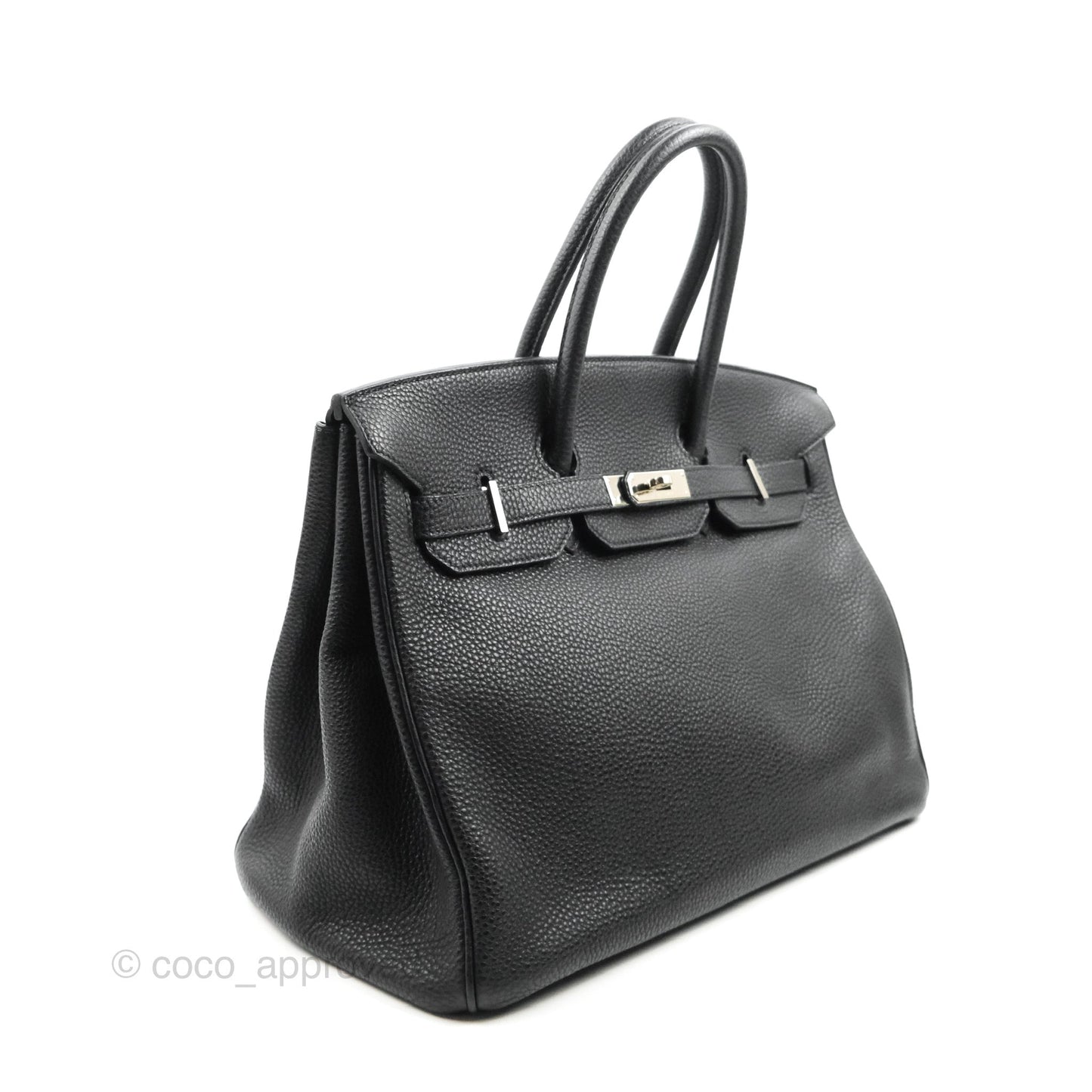 Hermès Birkin 35 Black Togo Palladium Hardware