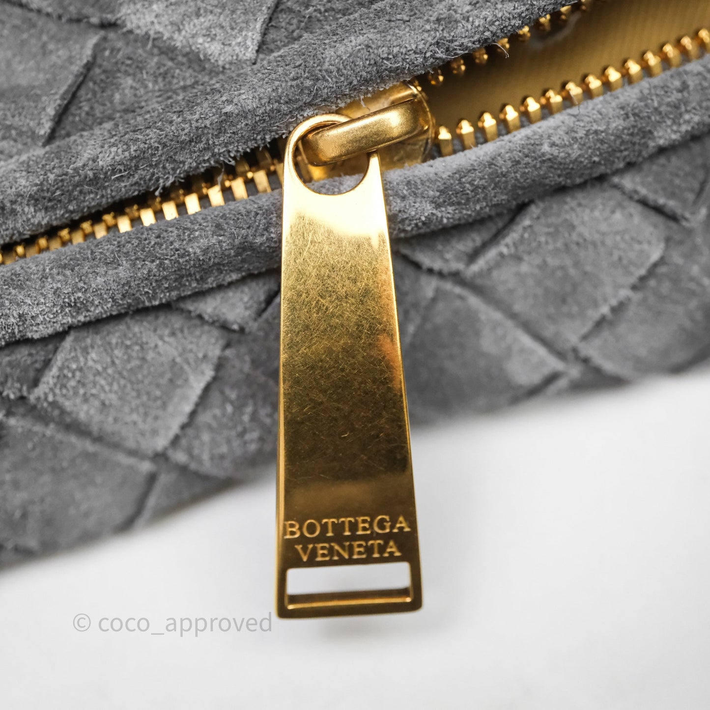 Bottega Veneta Classic Jodie Cloudy Indigo Suede Intrecciato