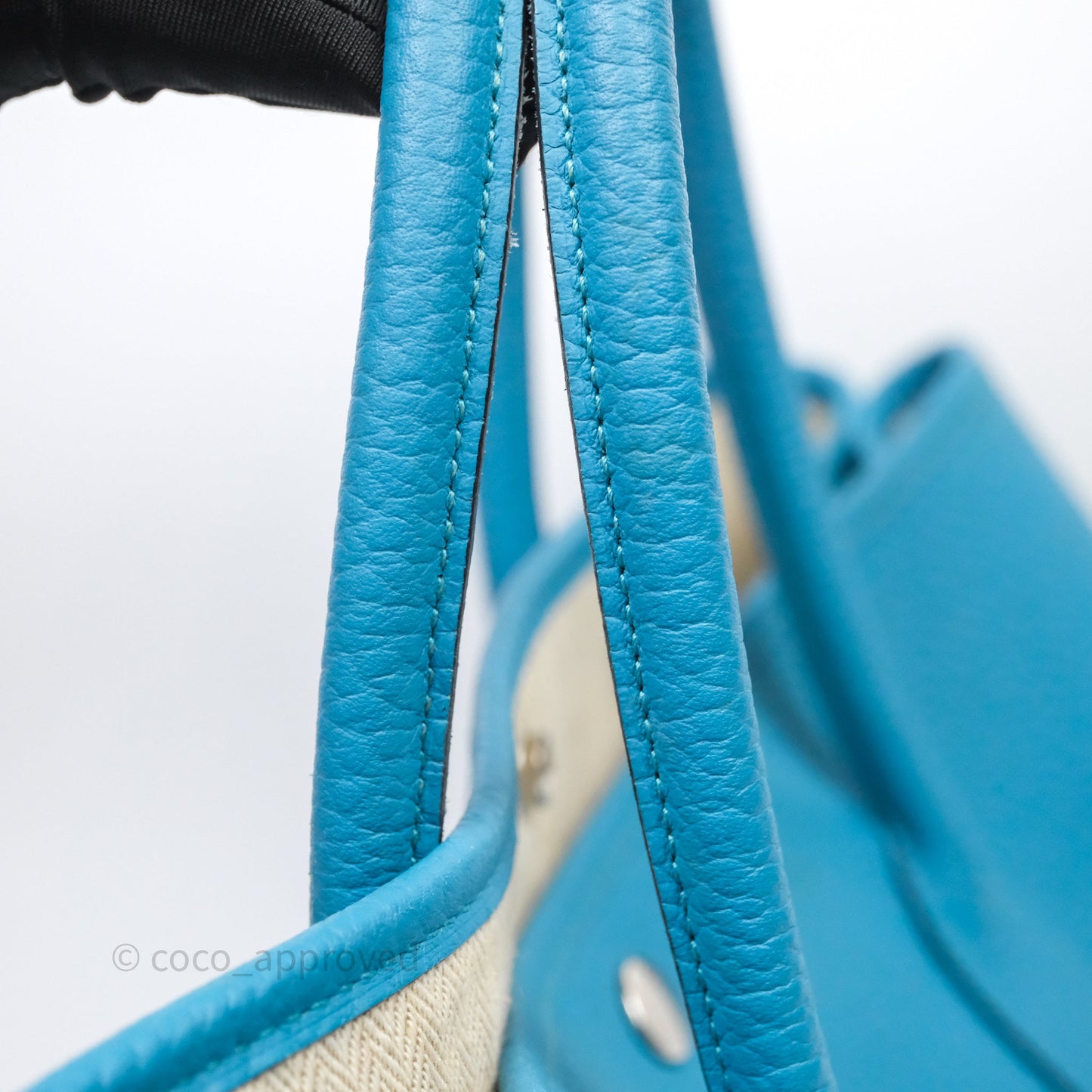 Hermès Garden Party 36 Celeste 7N Palladium Hardware