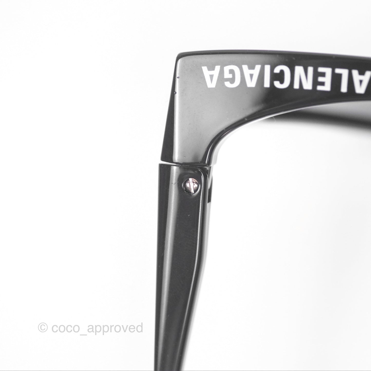 Balenciaga Rim Cat-eye Sunglasses Black