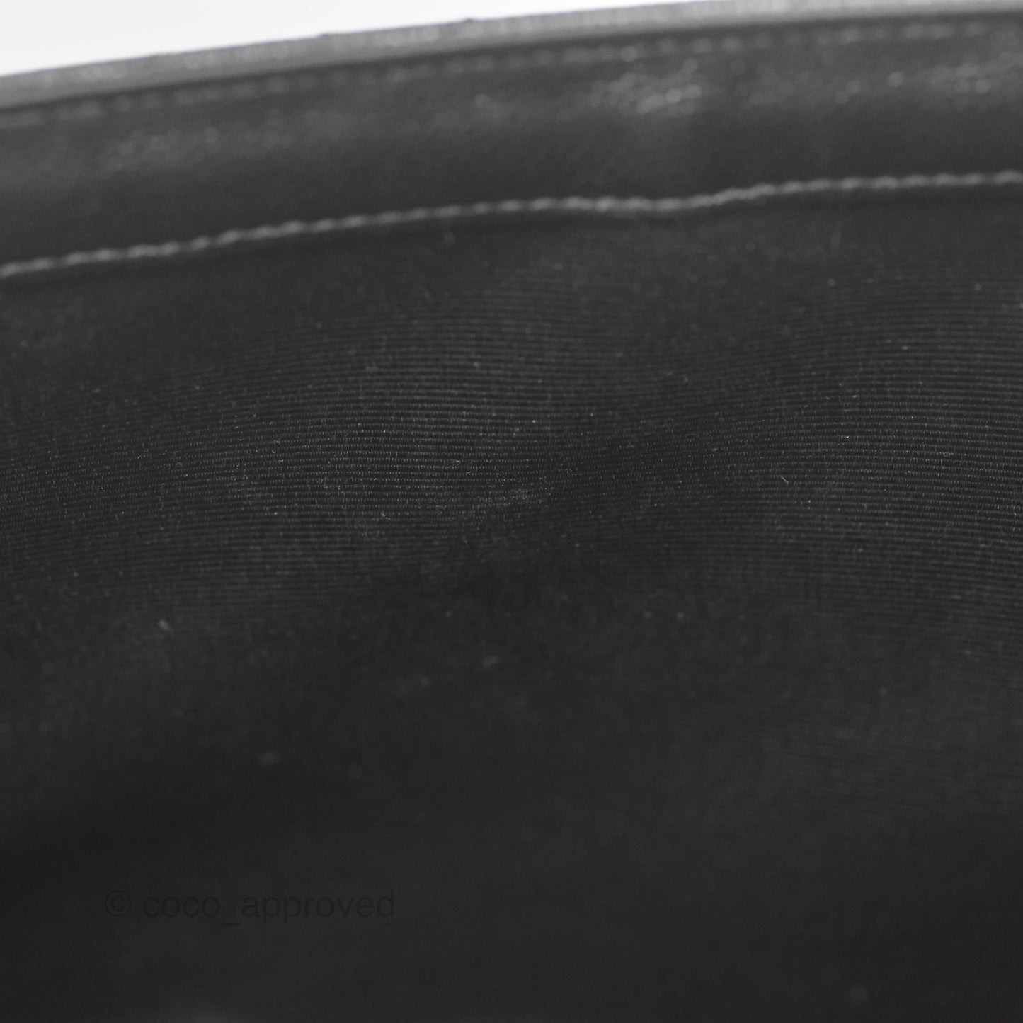 Saint Laurent Medium Envelope Black Caviar Silver Hardware