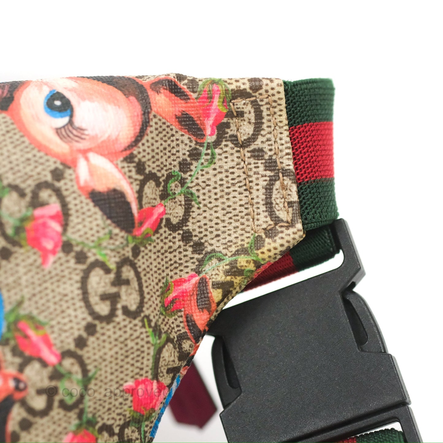 Gucci Girls Supreme Monogram Deer Belt Bag